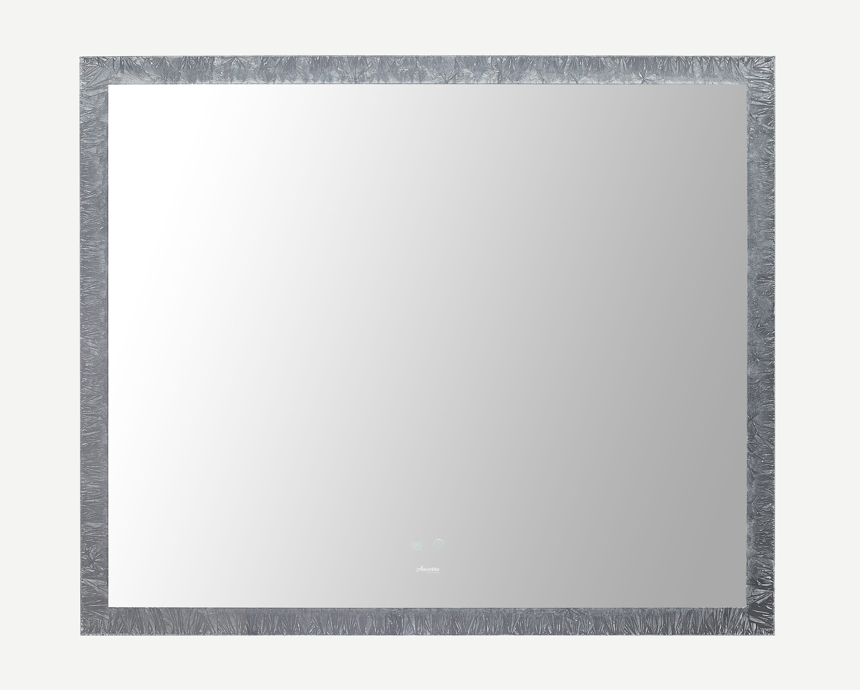 Ancerre Designs LEDM-FRYSTA-48 Frysta 48-Inches x 40-Inches Polished Rectangle Dimmable Lighted Fog Free Bathroom Vanity Mirror ( Frosted )