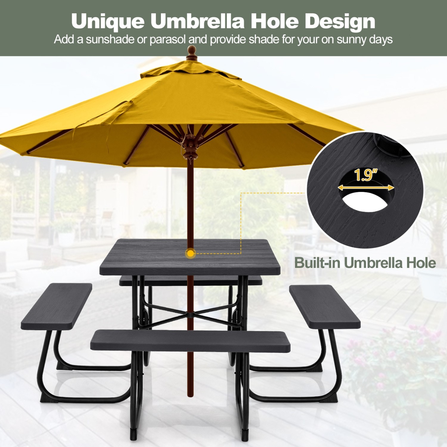 LIVIZA TDS11265CFX Picnic-Tables - View #5