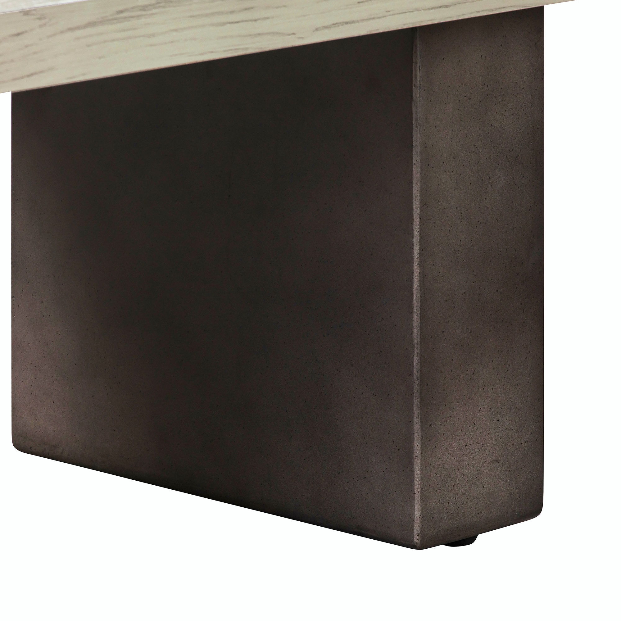 Modern Elegance Grey Oak and Concrete Rectangular Coffee Table