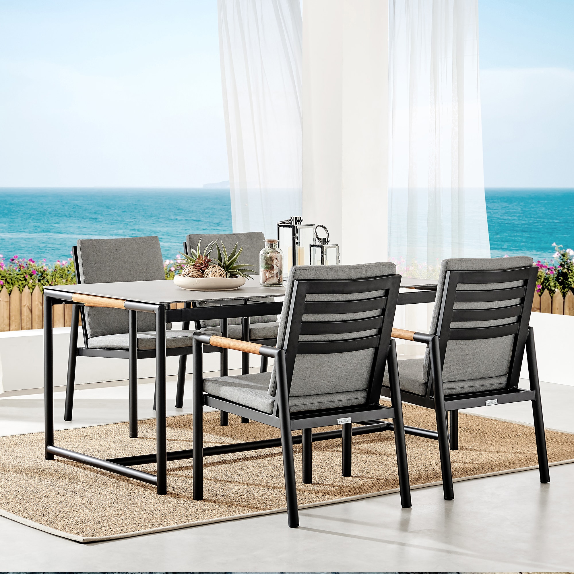 Armen Living LCCRDIBL Dining-Tables - View #6