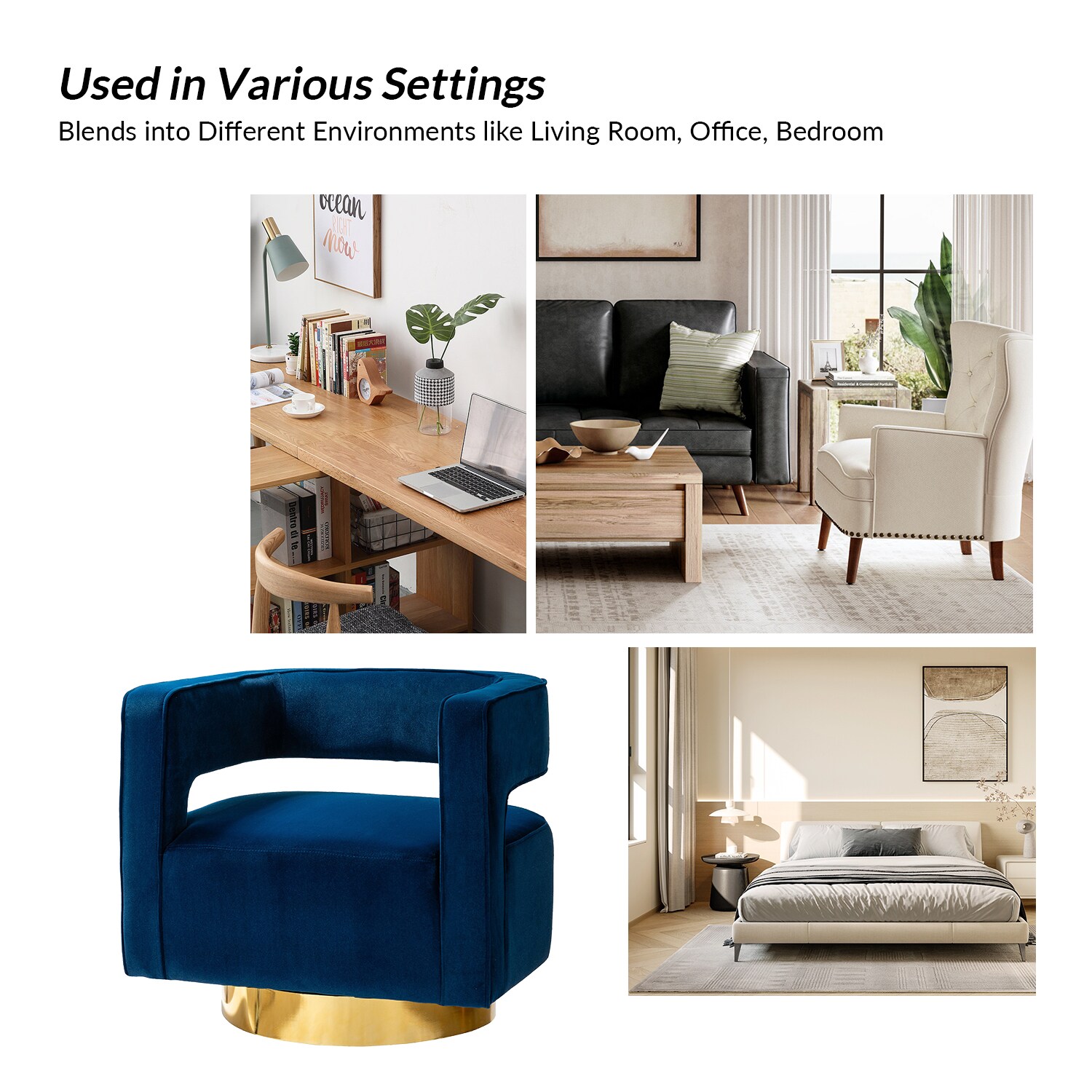 14 Karat Home CHM0141-NAVY chairs - View #8
