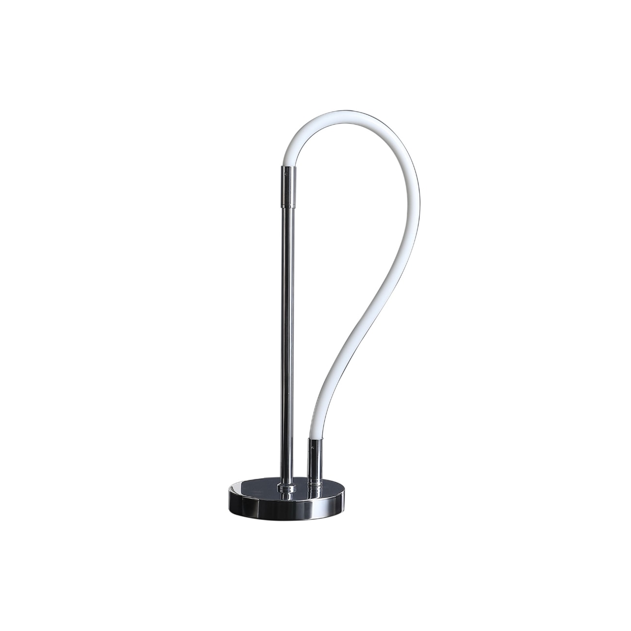 OttLite 26.875-in Black Touch Swing-Arm Desk Lamp with Plastic