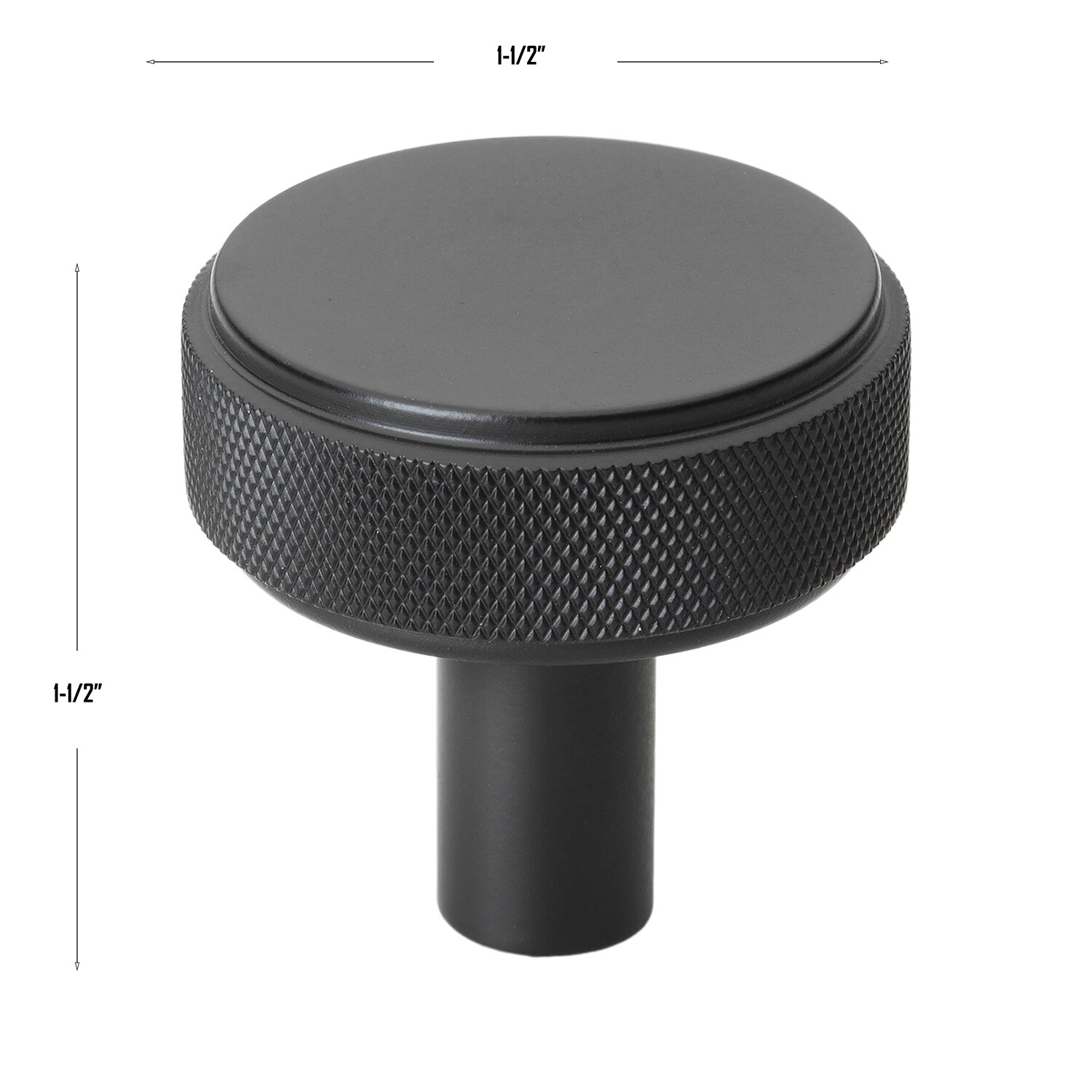 GlideRite Hardware 5825-MB-10 Cabinet-Knobs - View #4