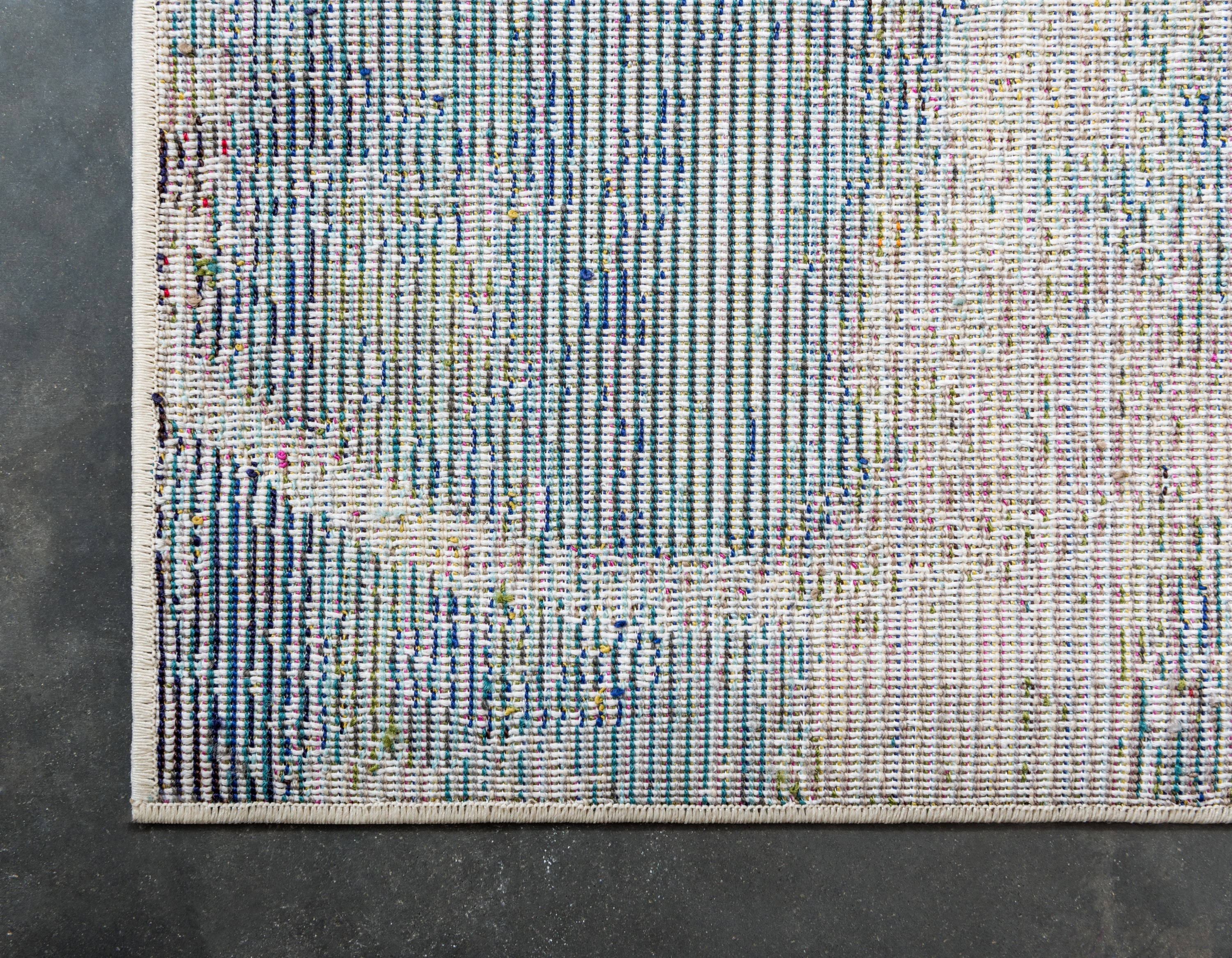 8' x 10' Vibrant Abstract Multi Synthetic Area Rug