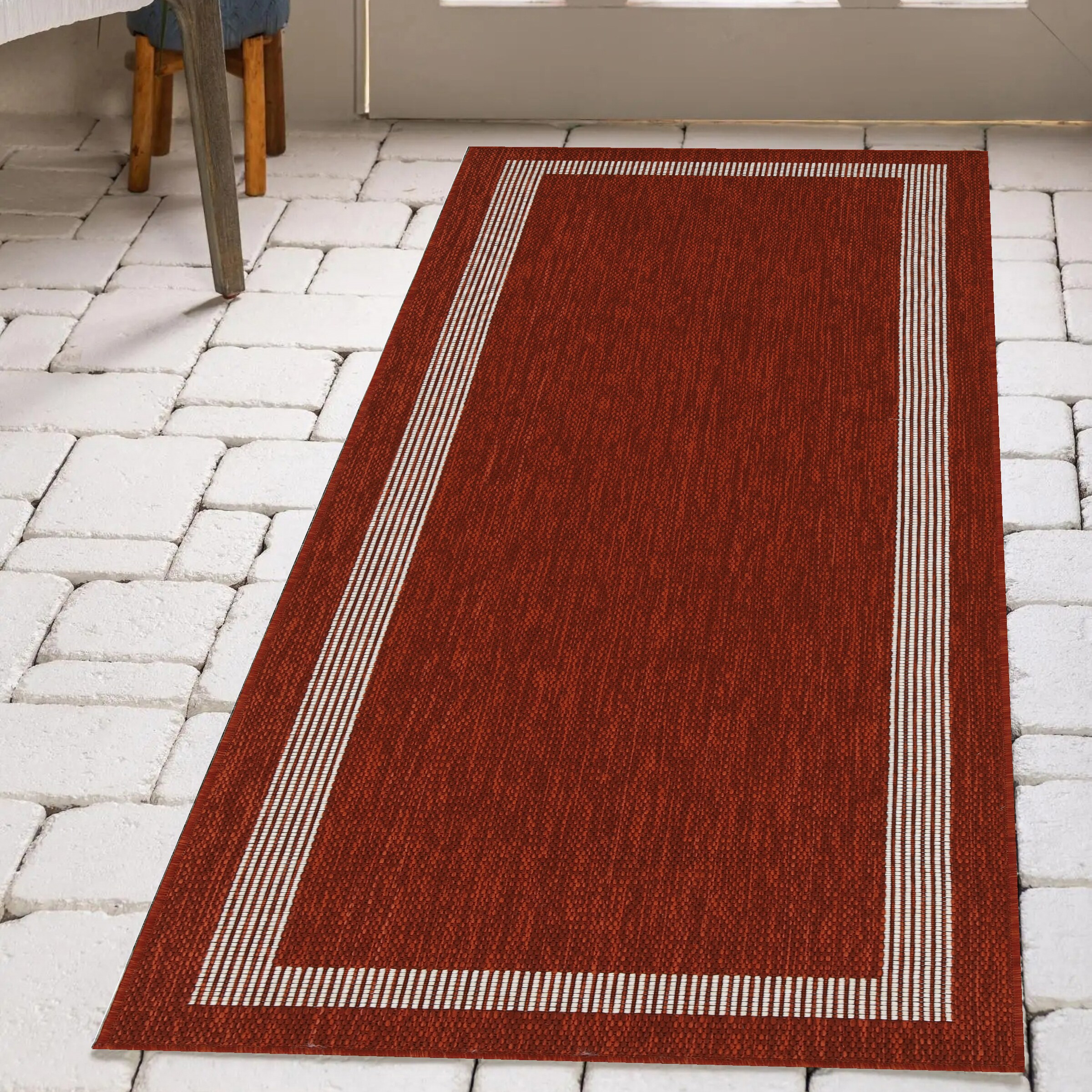 Playa Rug PLY-AZE-RED-2X8 rugs - View #5