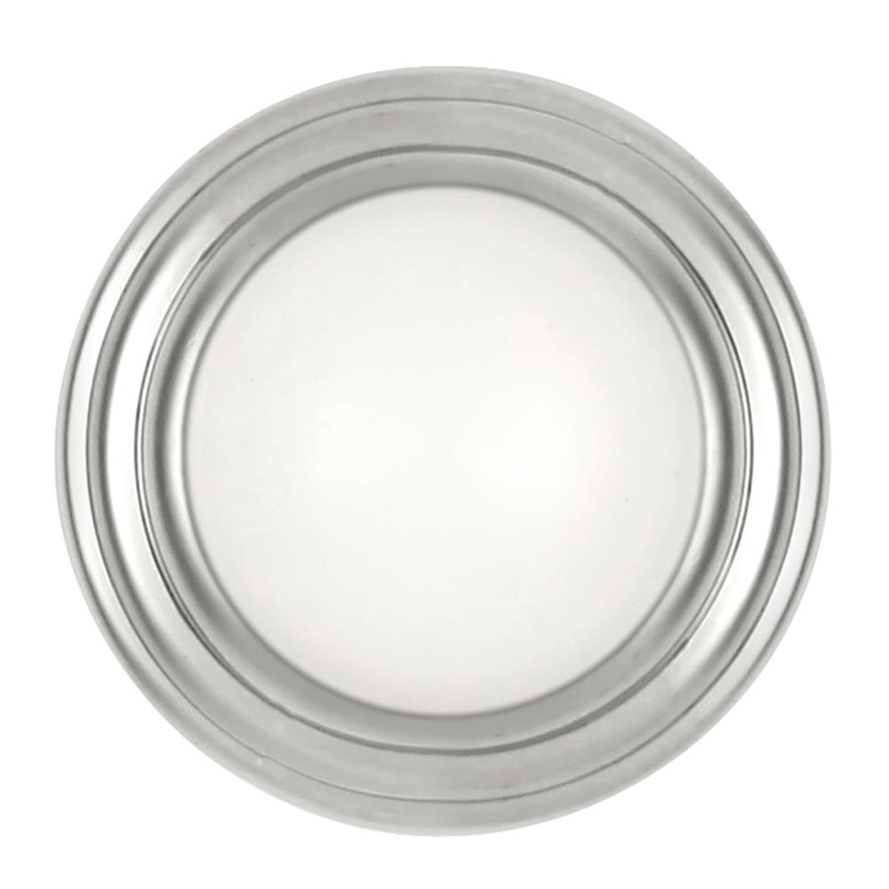 Hickory Hardware Gaslight Chrome with White Round Traditional Cabinet ...