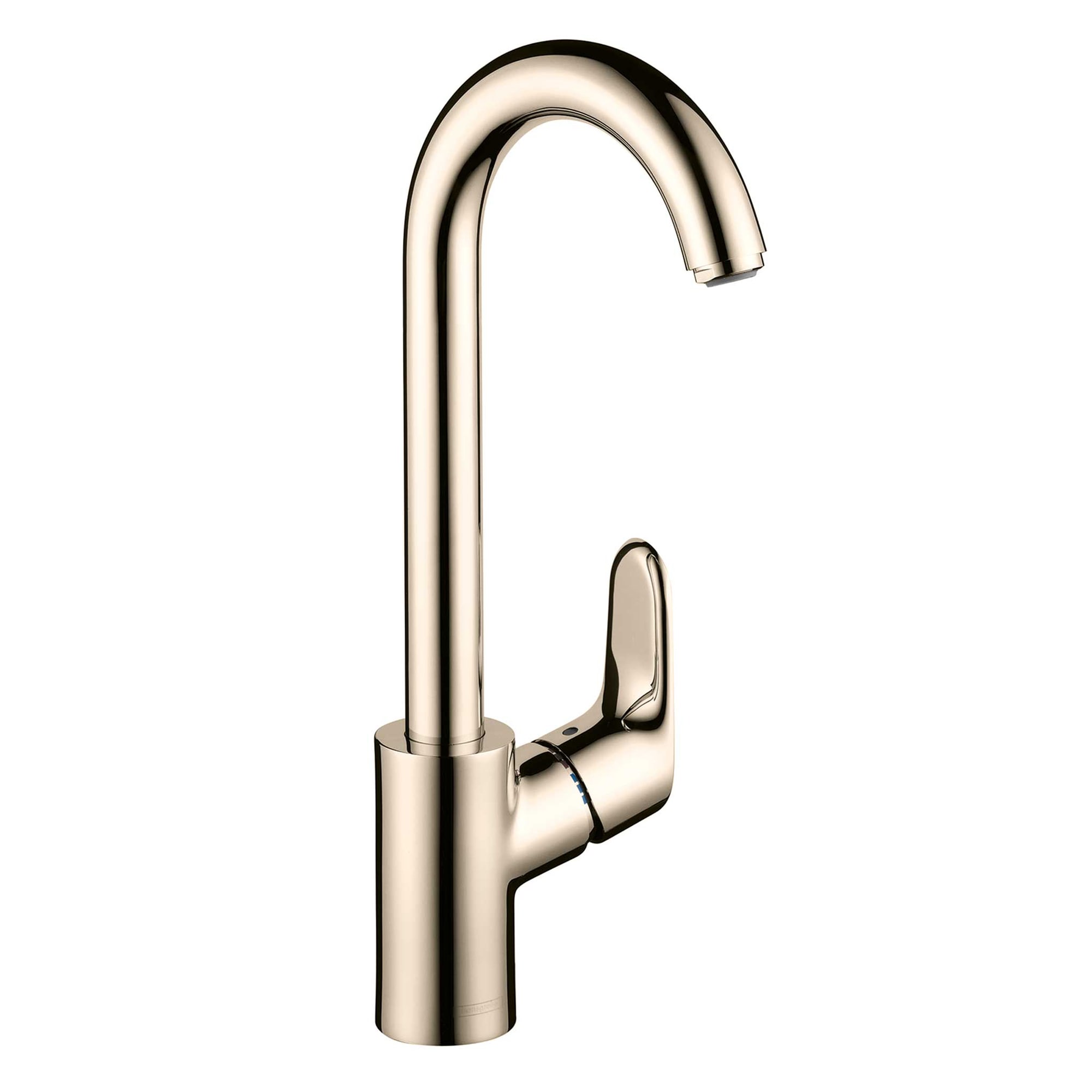 Hansgrohe 04507831 Polished Nickel Single Handle Deck-mount Kitchen Faucet with Sprayer