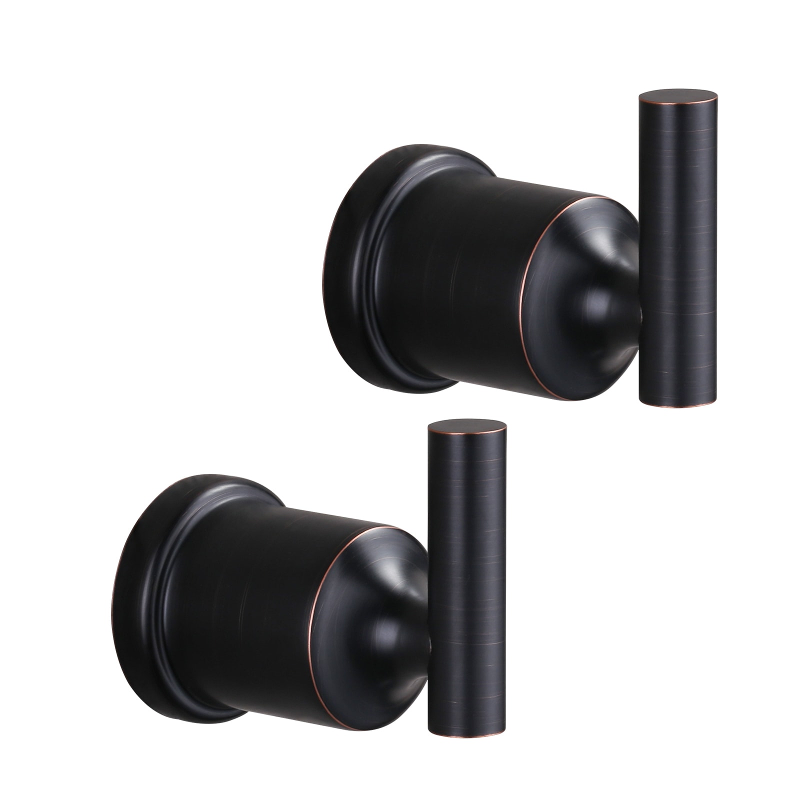 WOWOW 4030601RBX2-LW bath Oil Rubbed Bronze Double -Hook Wall mount Towel Hook
