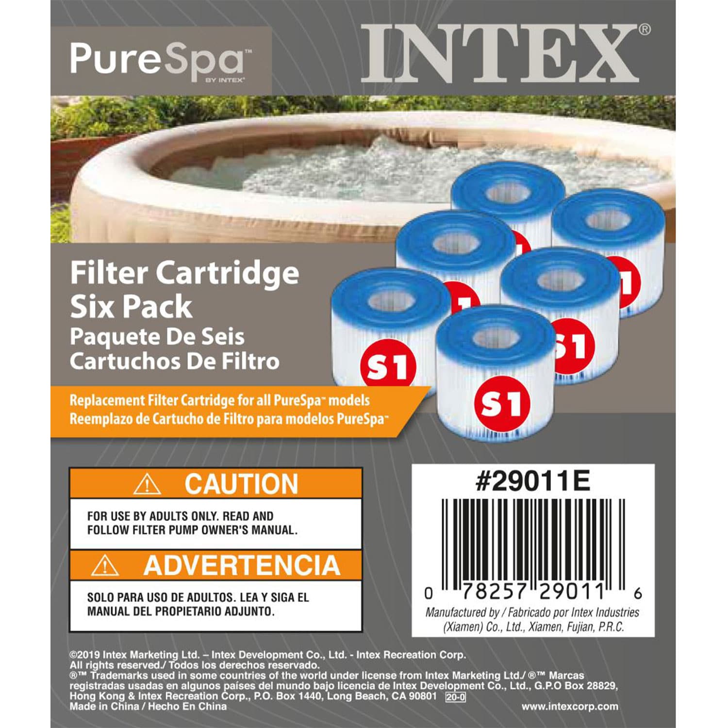 Filtres Intex S1 Pure Spa