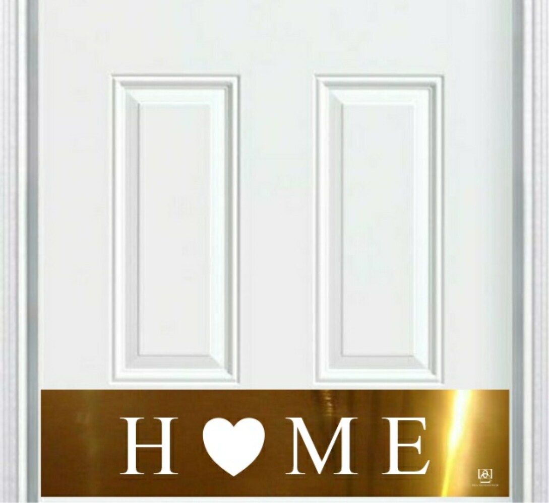 Deck the Door Decor BRHMA630 30-in W x 6-in H Kick Plate