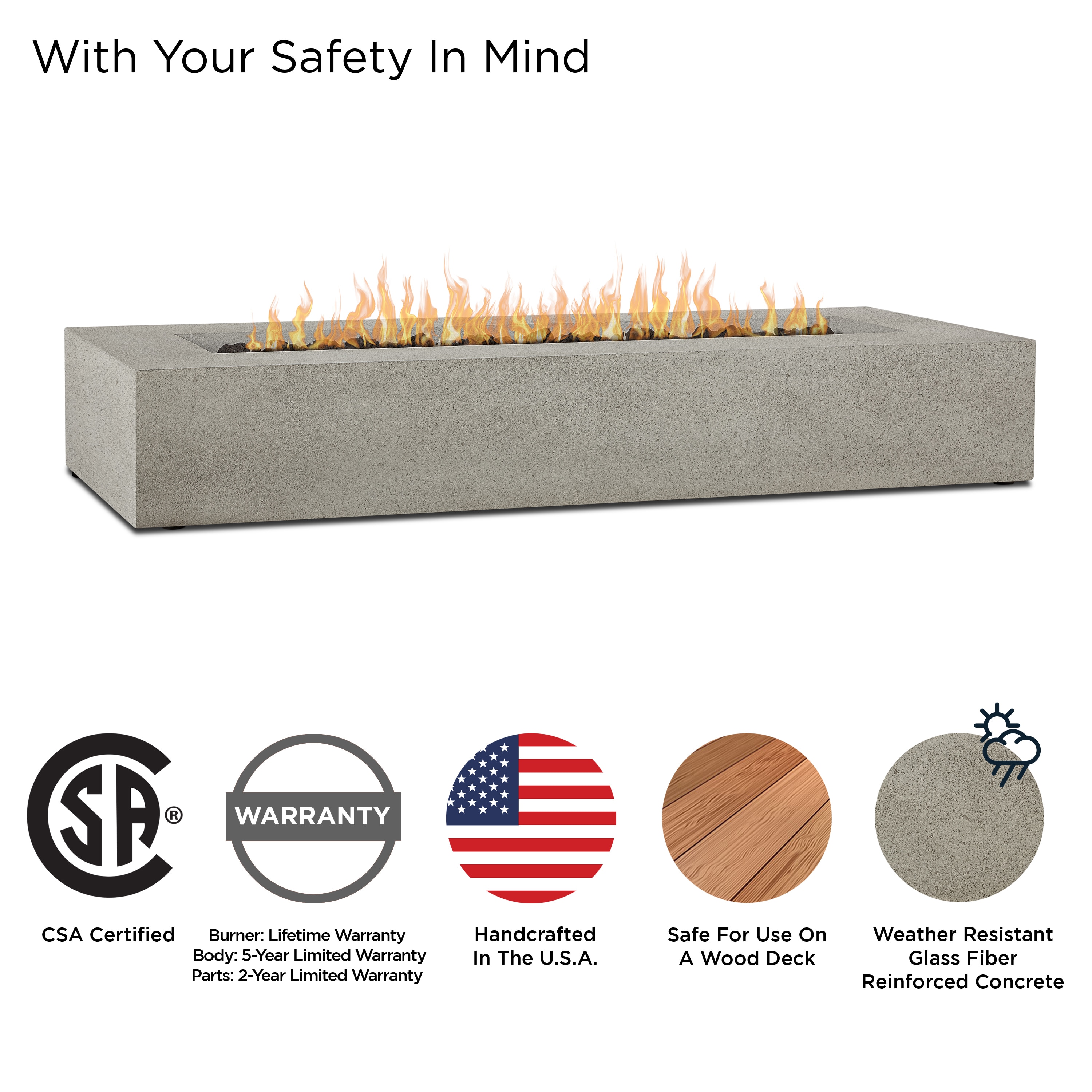 Jensen Co. 1591LP-FLNT Outdoor-Gas-Firepits - View #9