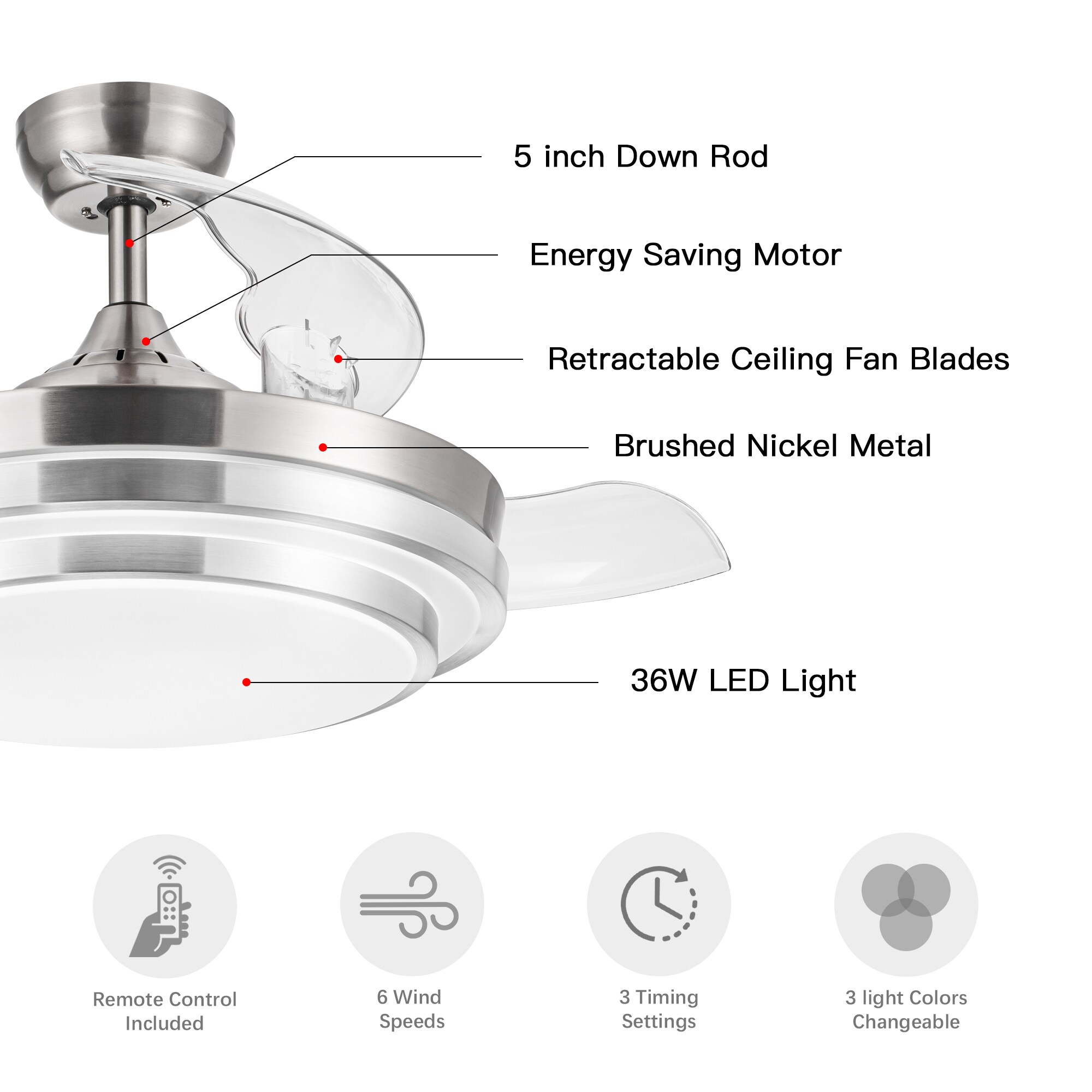 Yardreeze YHDO2605 Ceiling-Fans - View #9