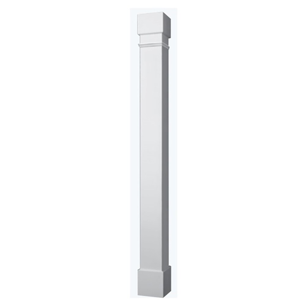 HB&G Perma Wrap 9-ft x 10-in Unfinished PVC Square Hollow core Smooth ...