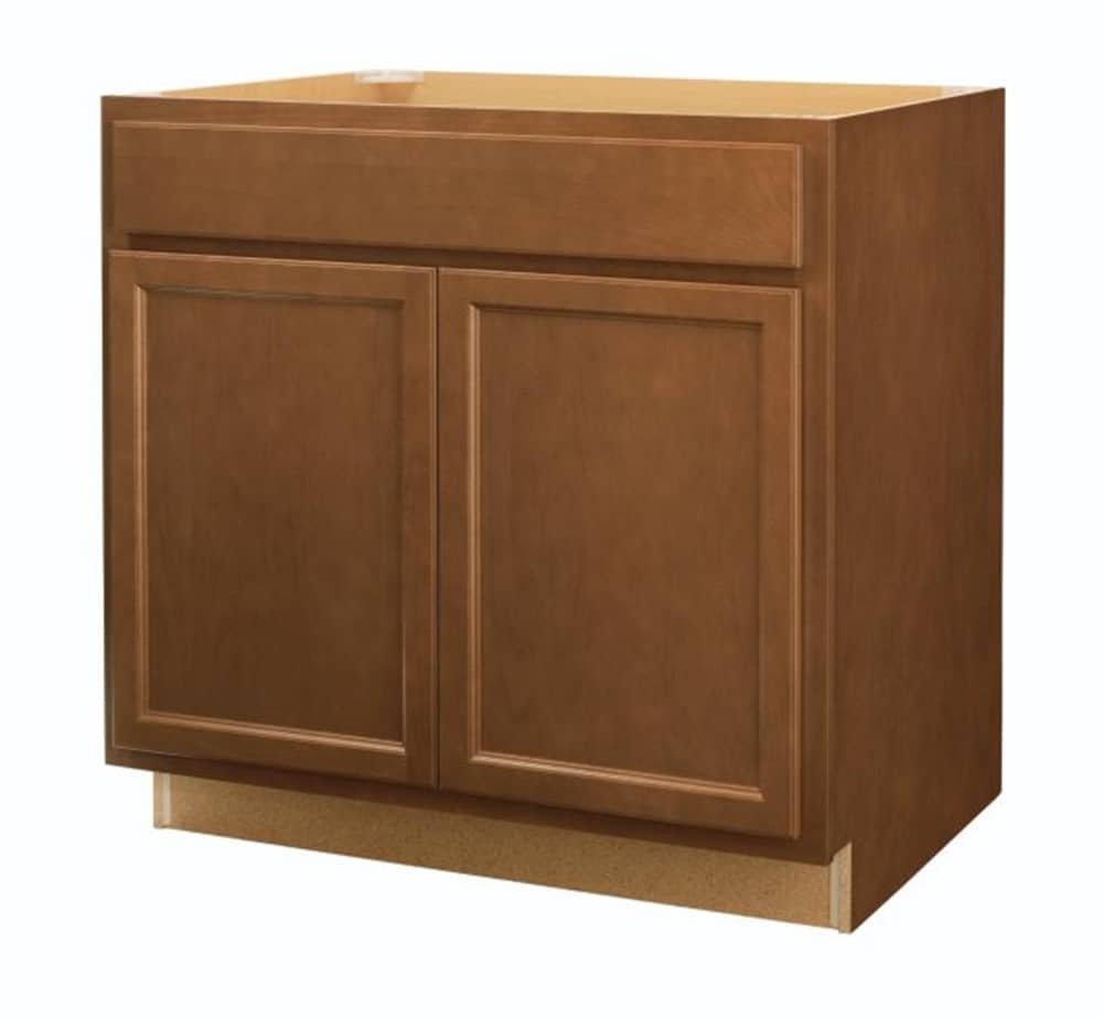 Diamond NOW Weyburn 36-in W x 35-in H x 23.75-in D Saddle Sink Base Stock Cabinet