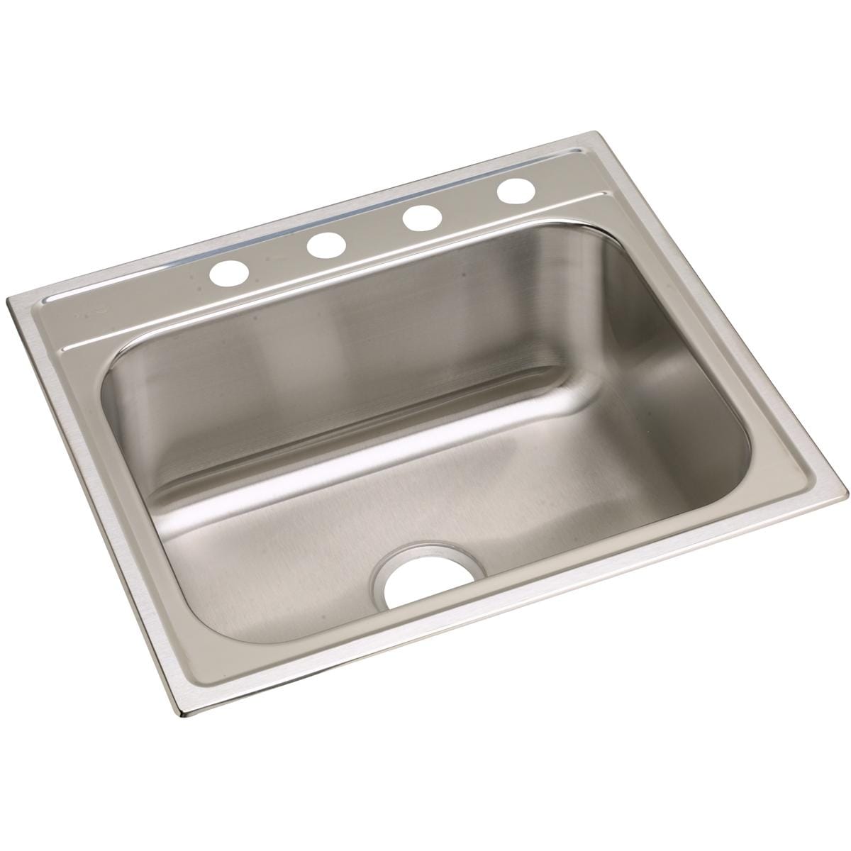 Elkay DPC12522101 Dayton Drop-in 25-Inches x 22-Inches Stainless steel Single bowl 1-Hole 20 -Gauge Kitchen Sink