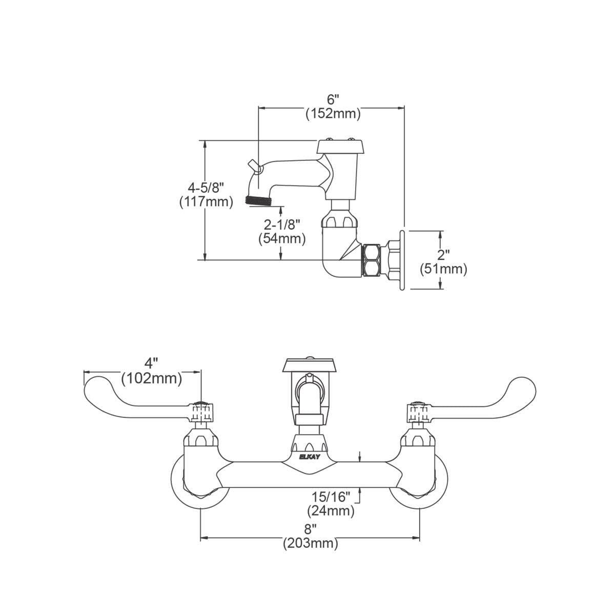 Elkay LK940BP03T4H Kitchen-Faucets - View #3