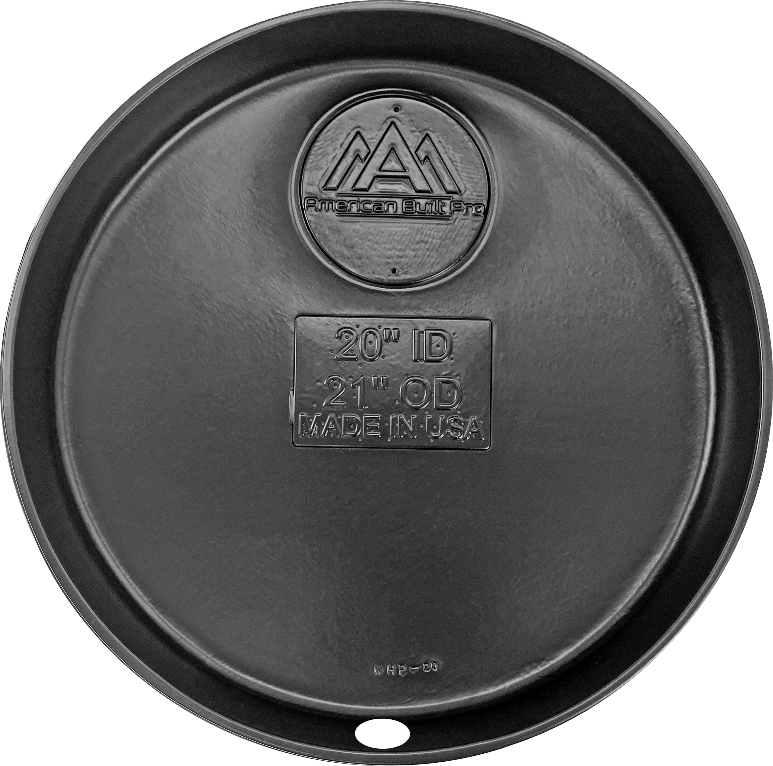 Eastman 24-in x 26-in Plastic Water Heater Drain Pan with Fitting in Black | 60082N