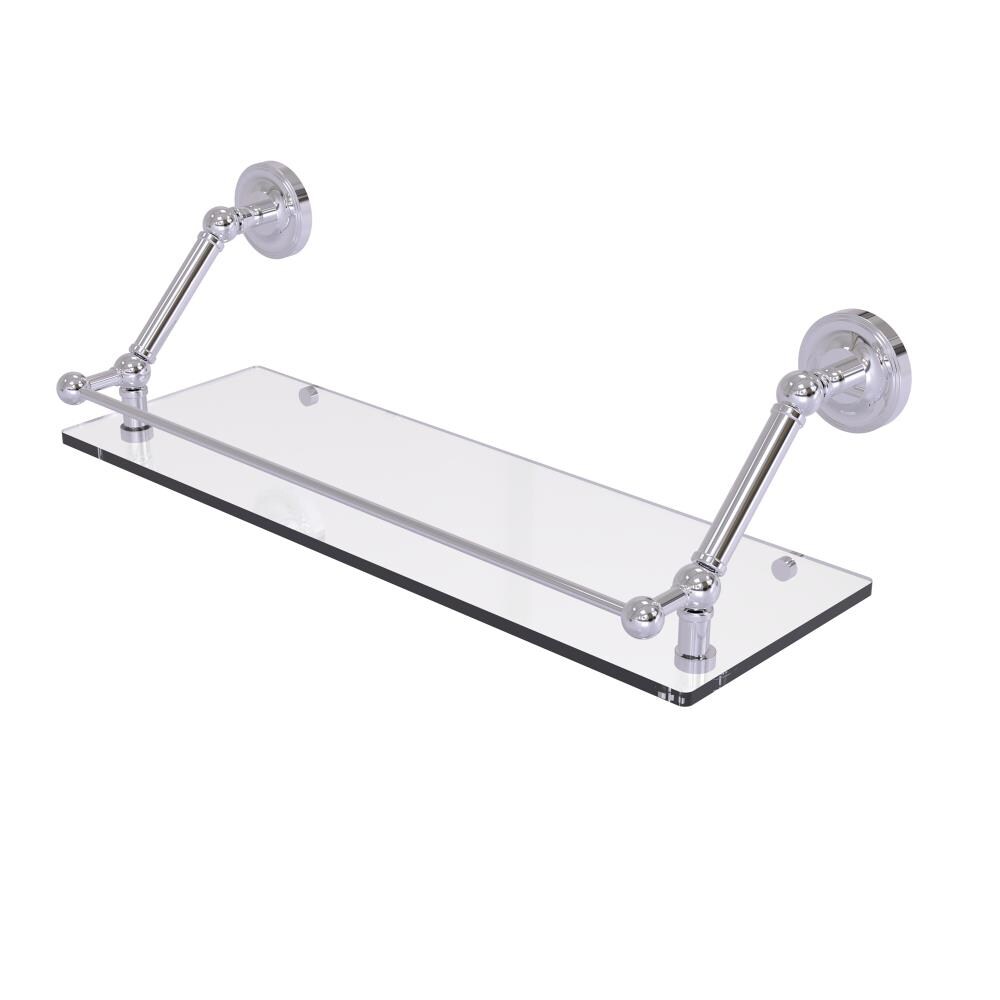 Allied Brass PR-1-24-GAL-PC Prestige Regal Polished Chrome Wall mount Bathroom Shelf ( 24-in x 8-in x 8-in )