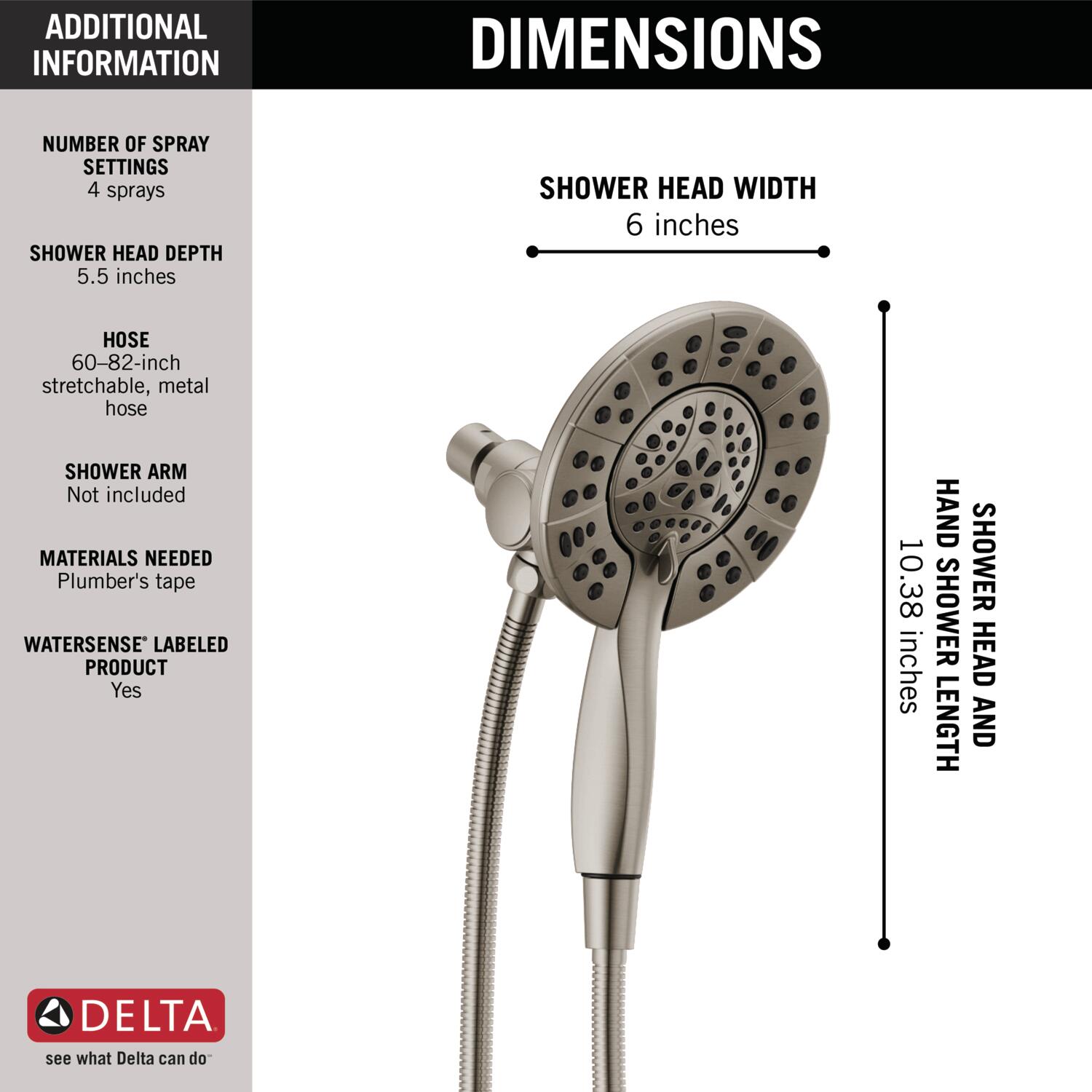 Delta 58499-SS Fixed-Showerhead - View #4