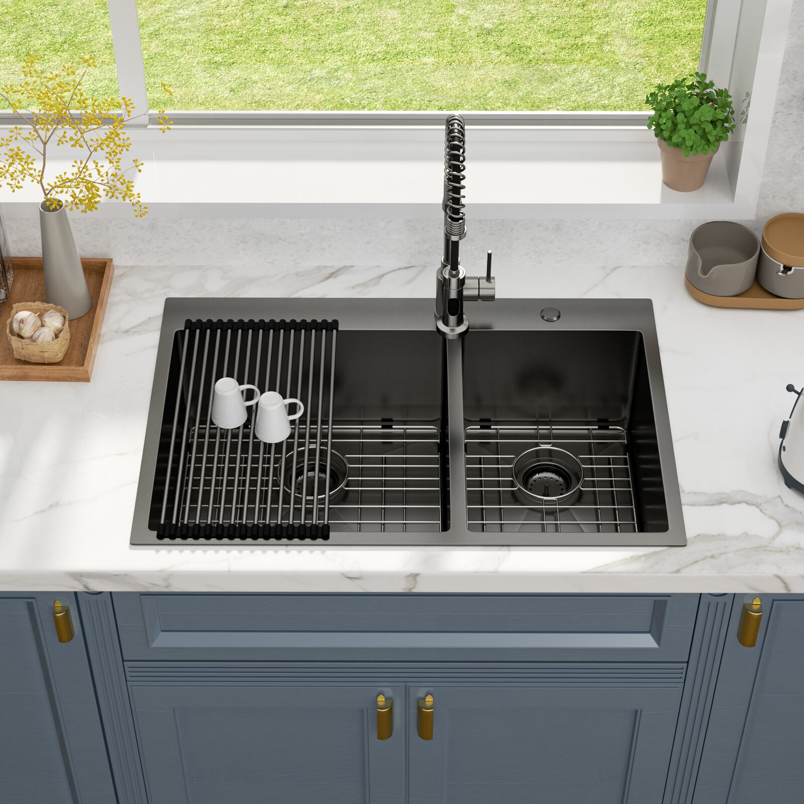 Lordear H-LAT3322R1 Kitchen-Sinks - View #3