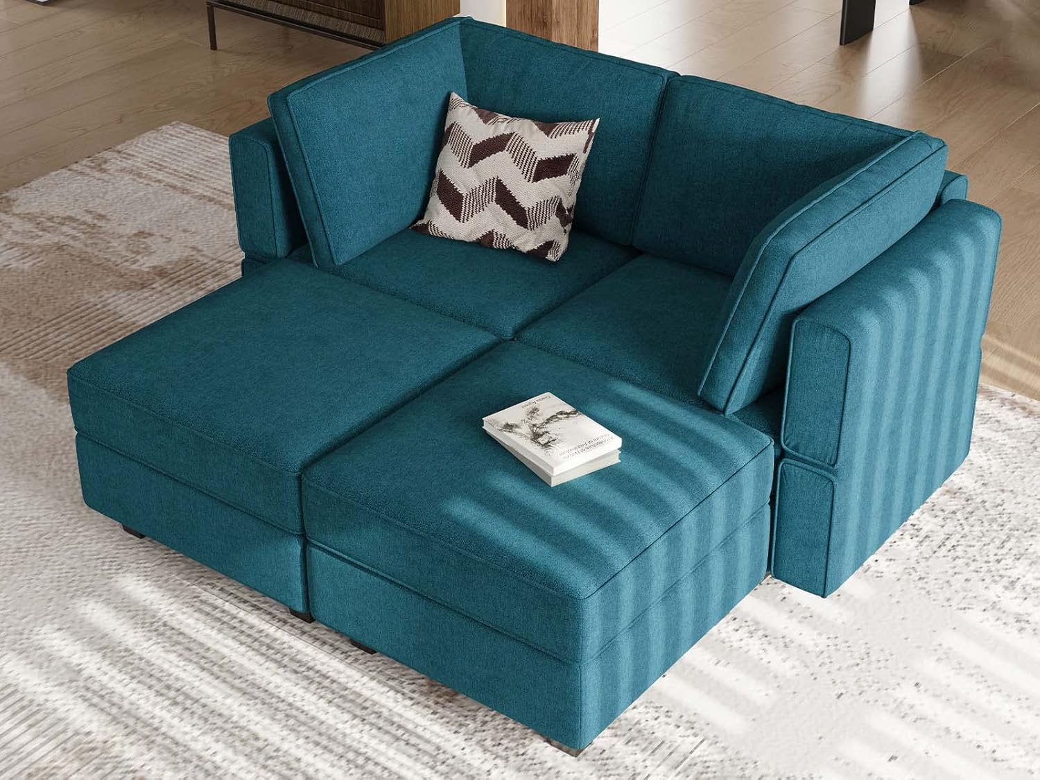 Belffin BF196-2-4B-GREEN futons - View #7