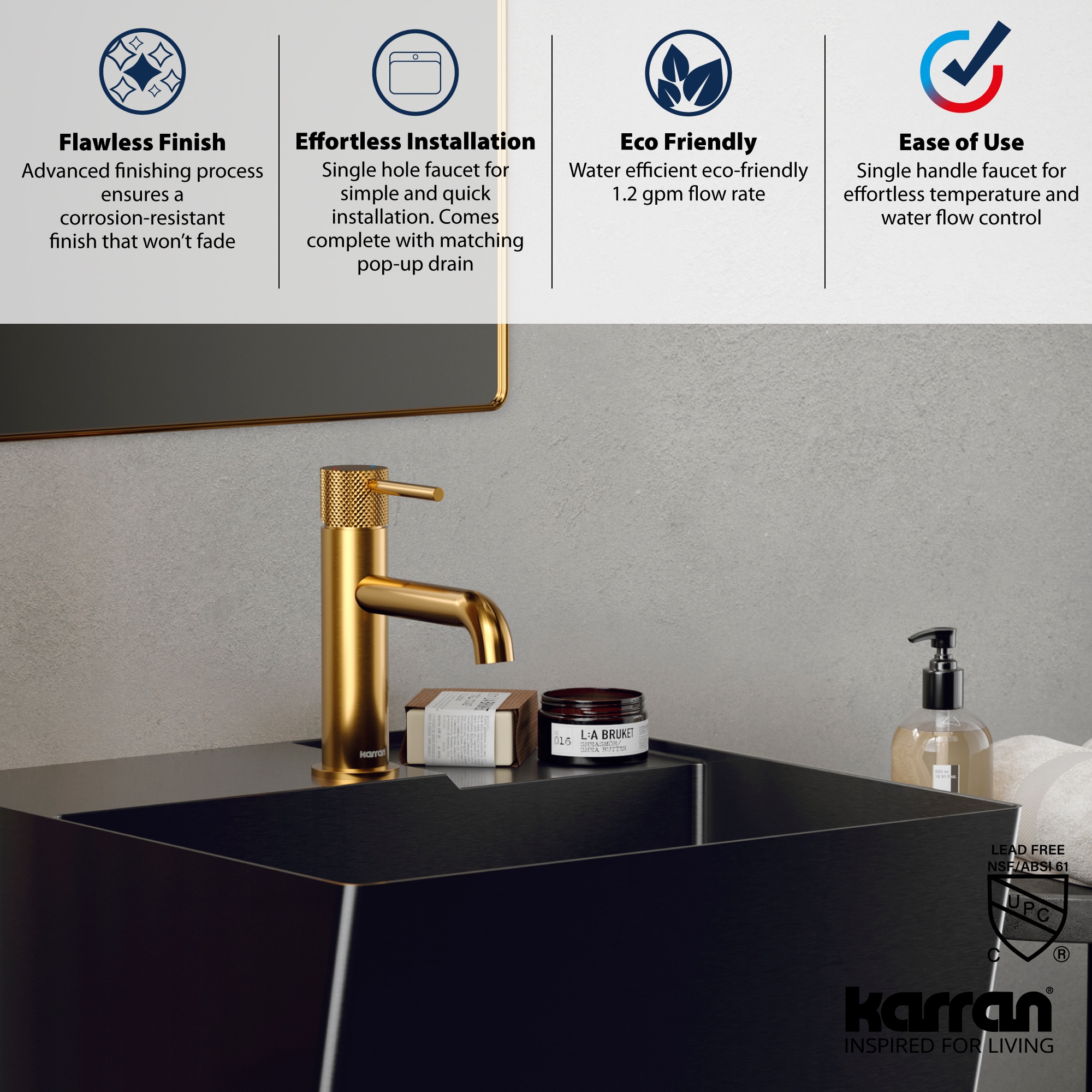 Karran KBF460G Lavatory-Faucets - View #6