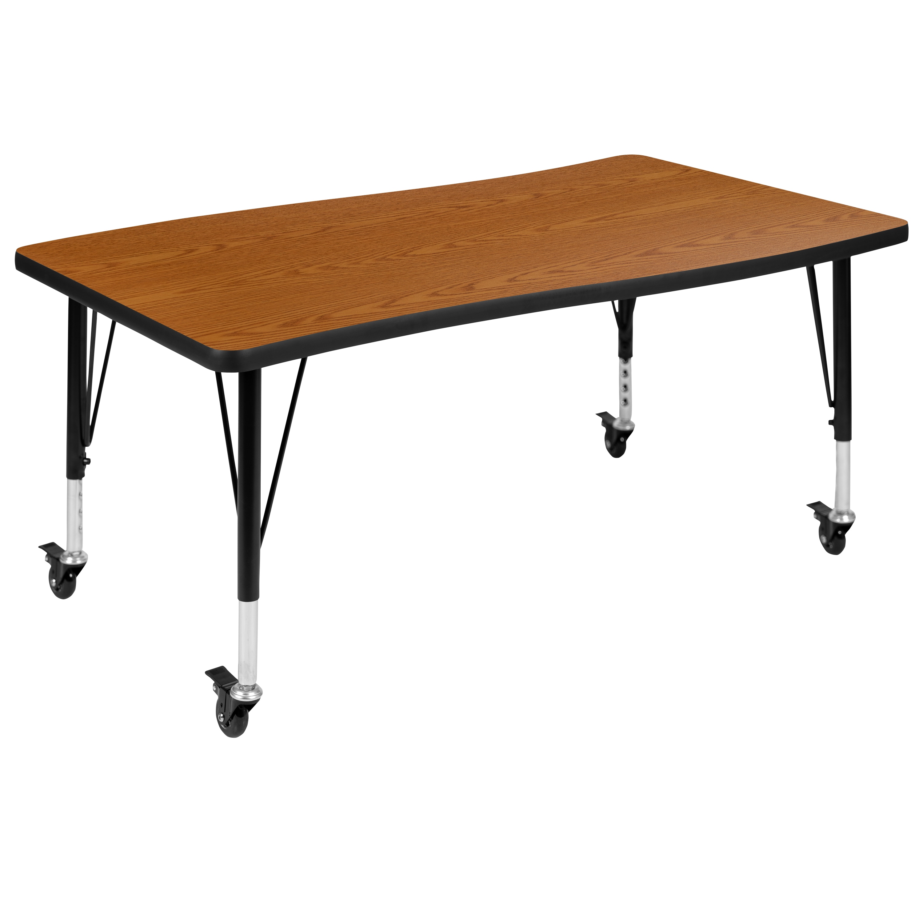 Flash Furniture 889142515234 Wren Oak Rectangular Kid's Play Table