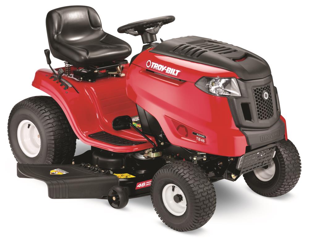Troy Bilt Tb46 19 Hp Automatic 46 In Riding Lawn Mower With Mulching