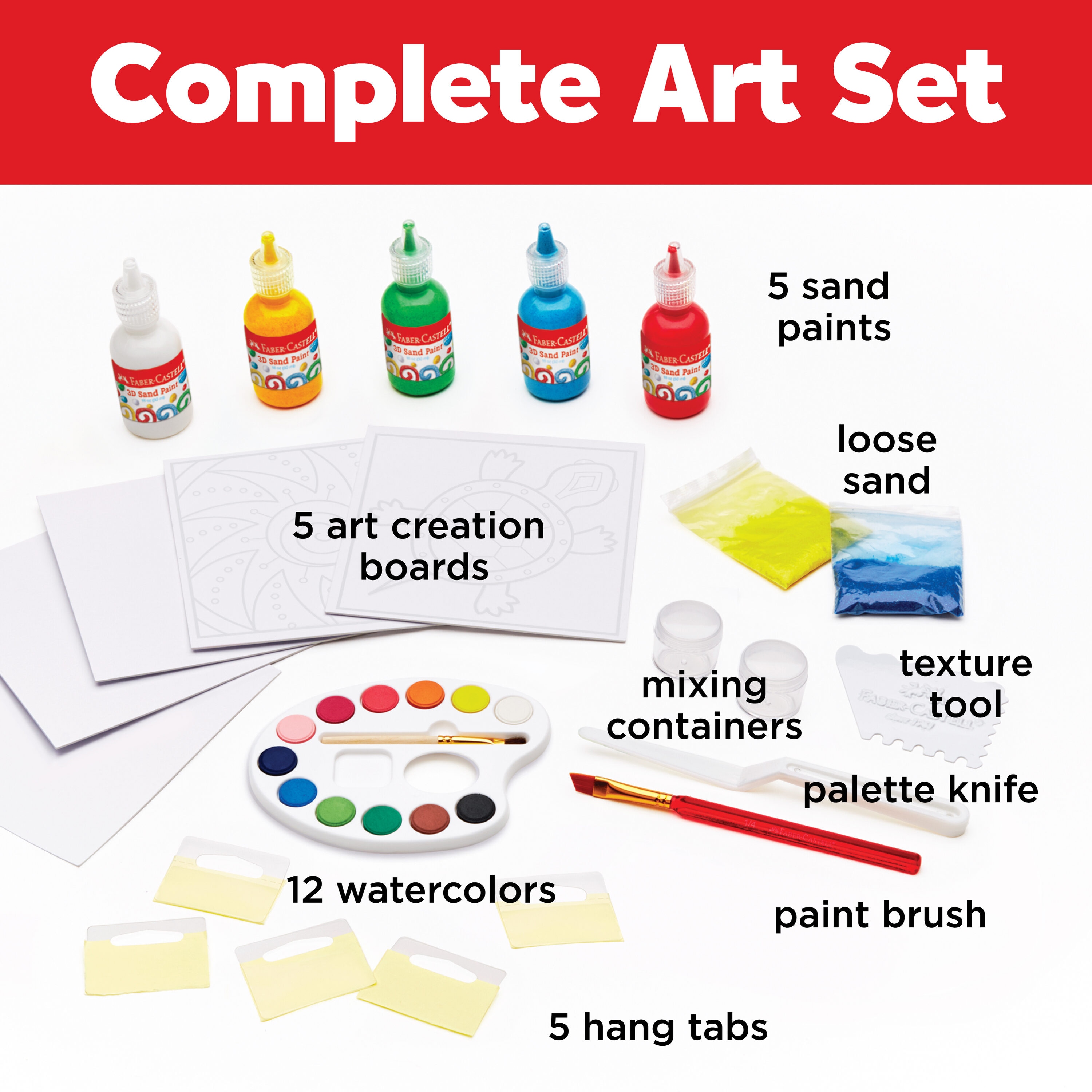 Faber-Castell Do Art Travel Easel for Kids - 37 Piece Art Set - 3