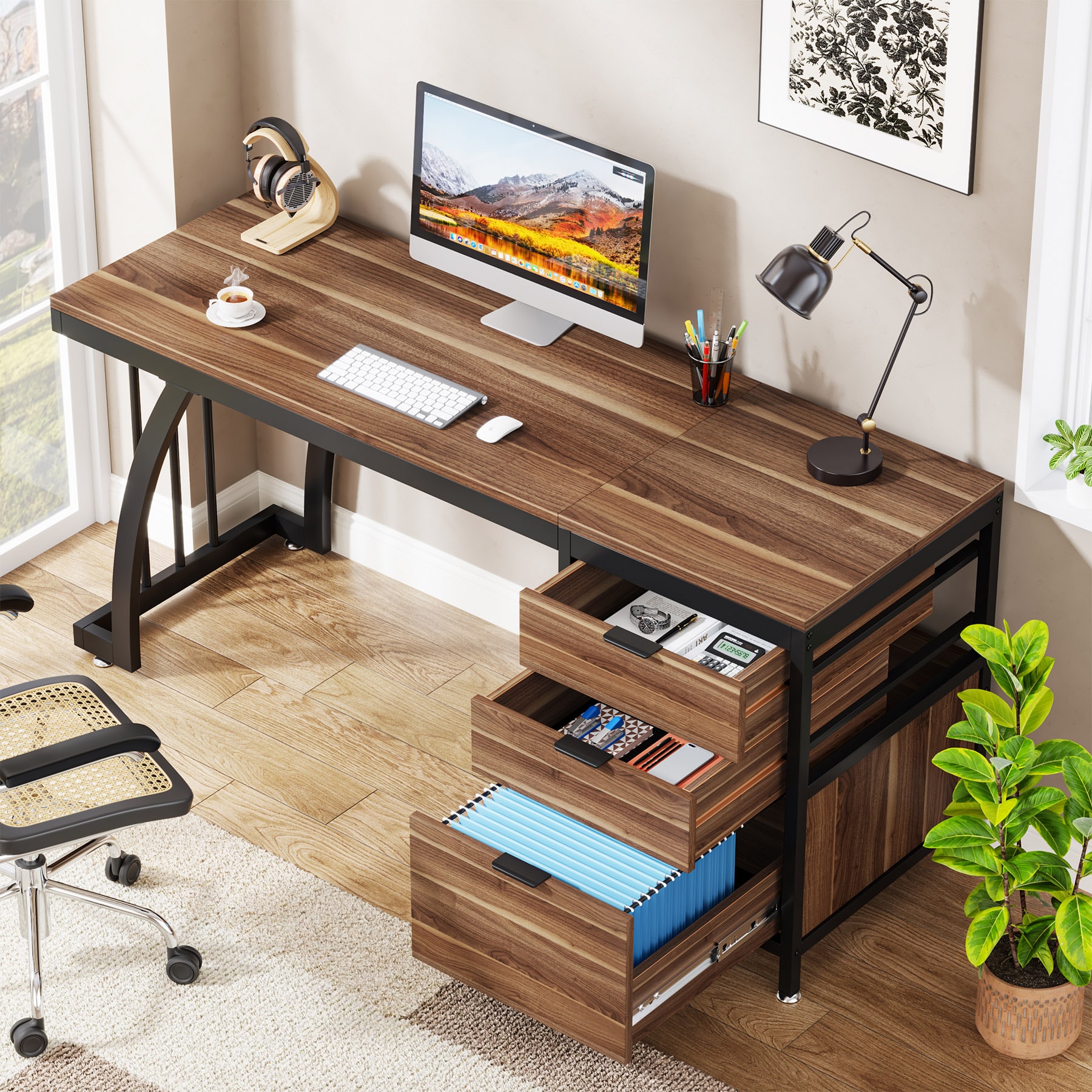 Fnova LWTJ-M0048 Office-Tables - View #3