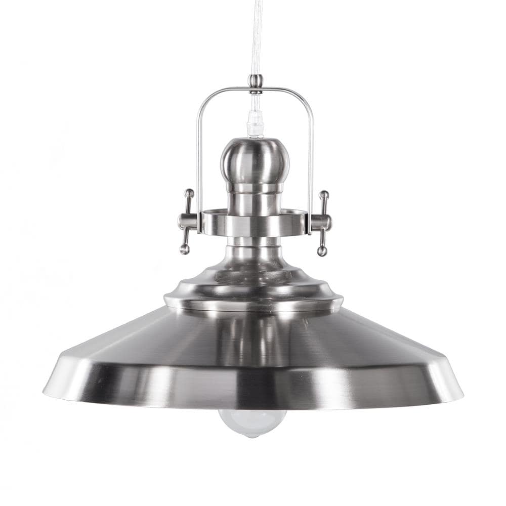 Boston Loft Furnishings ATG7083 Brushed nickel Modern/contemporary Bowl Medium Hanging Pendant light