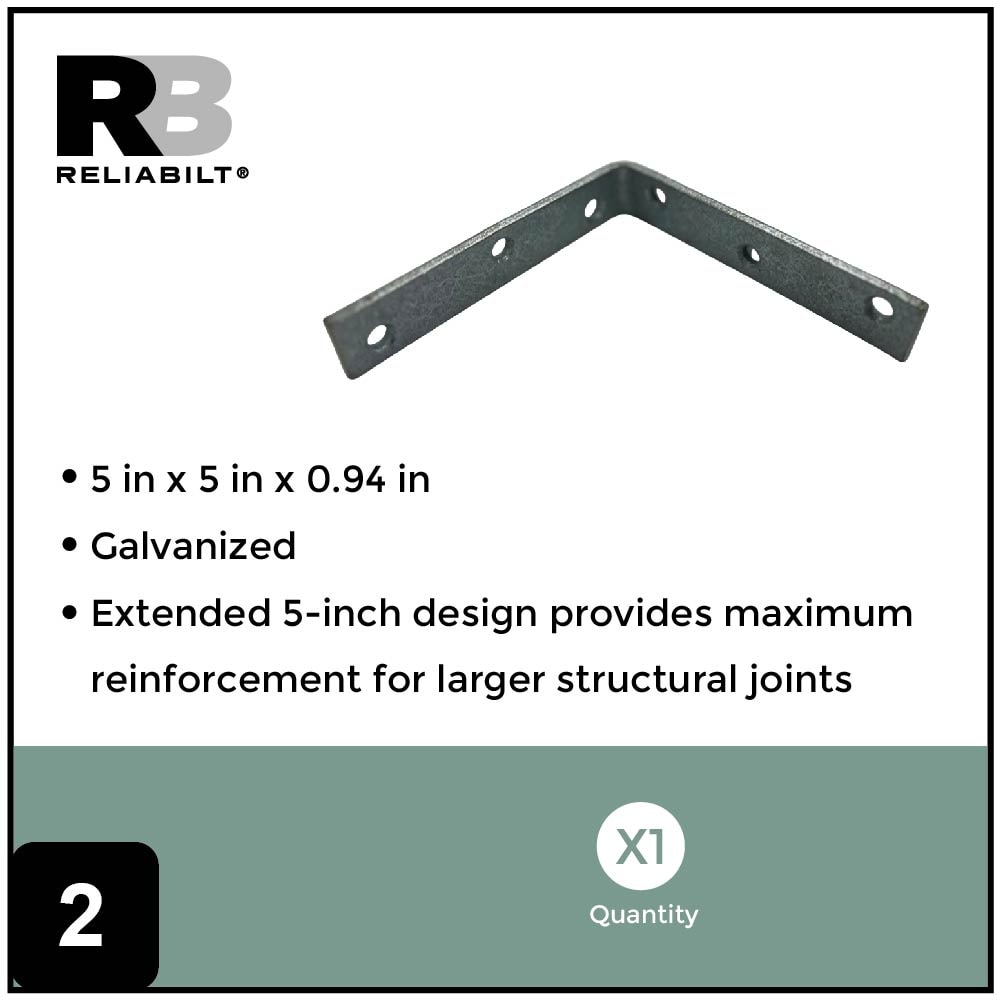 RELIABILT 22507MGLLG Mending-Plates-Brackets-Braces - View #2
