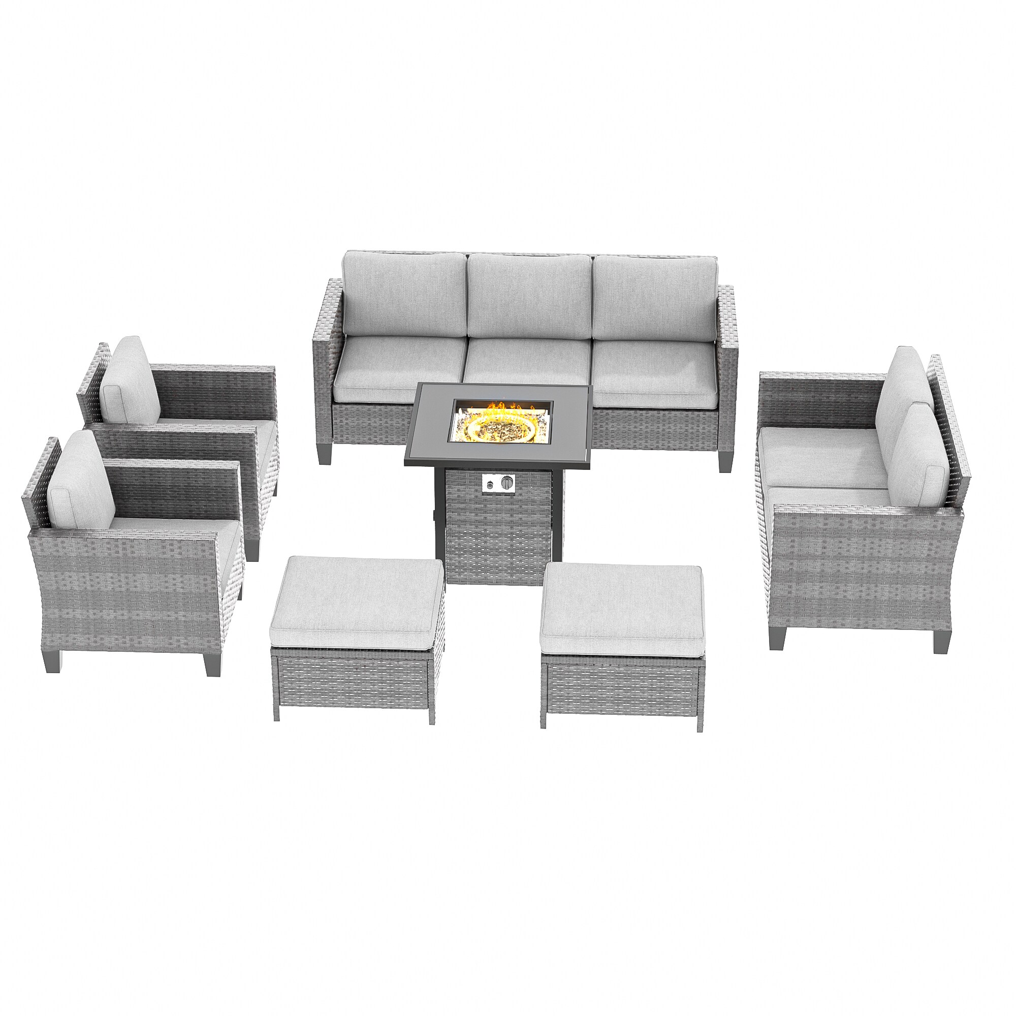ACEGOSES LW-115HGY-S3T4 Patio-Conversation-Sets - View #7