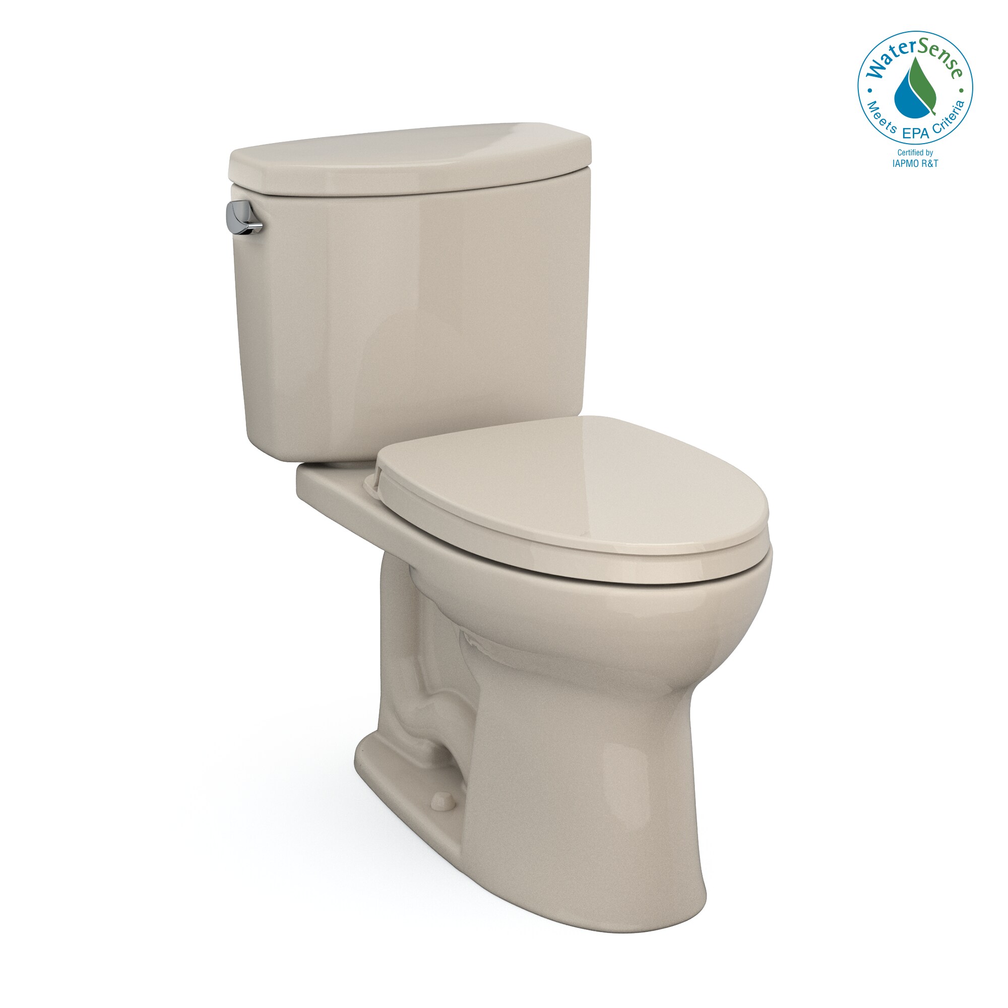 TOTO MS454124CEFG-03 Bone Single Elongated Standard height Soft Close 2-piece Bidet 12-in Rough-In WaterSense Labeled 1.28 GPF