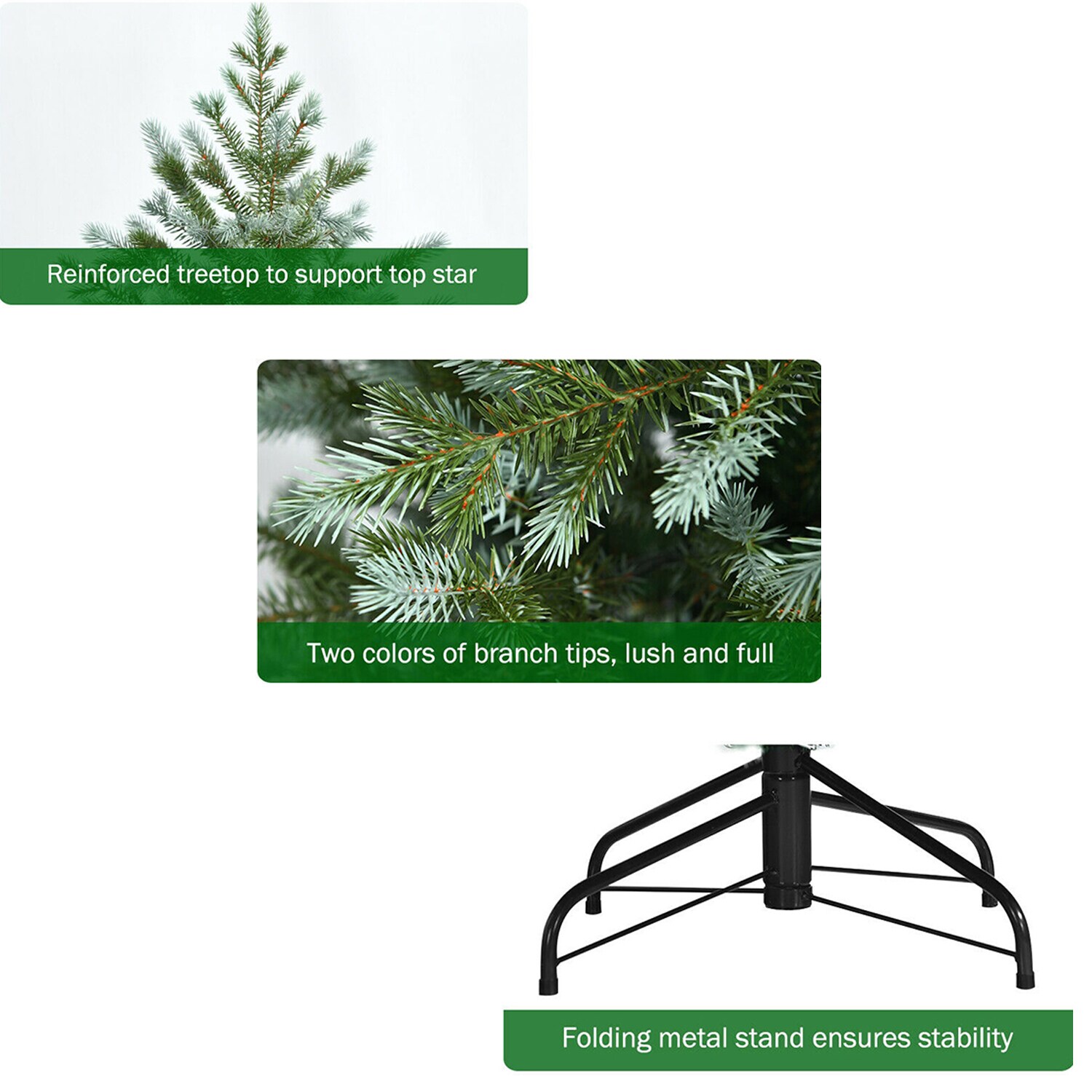 WELLFOR CM-HJY-23594 Artificial-Christmas-Trees - View #3
