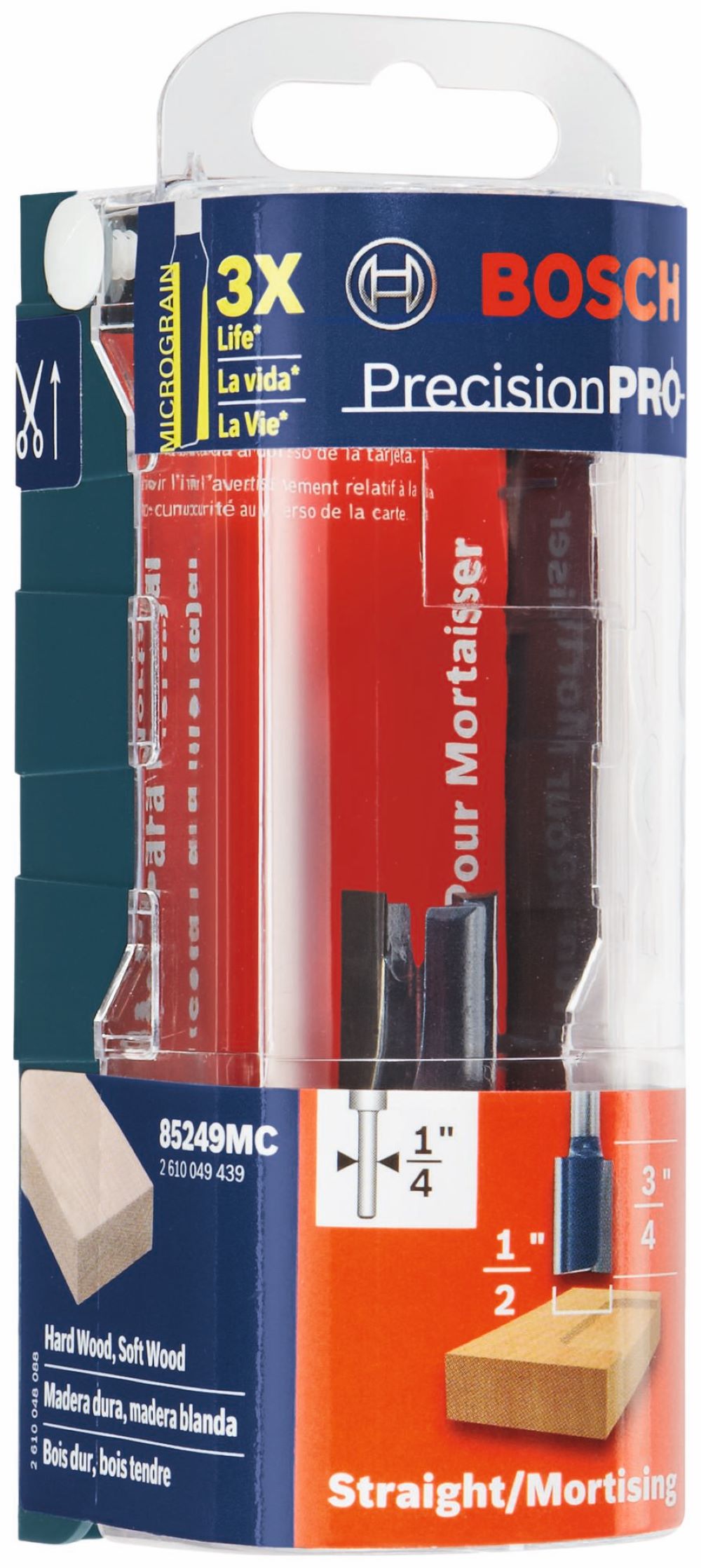 Bosch 85249MC Straight-Mortising-Router-Bits - View #4