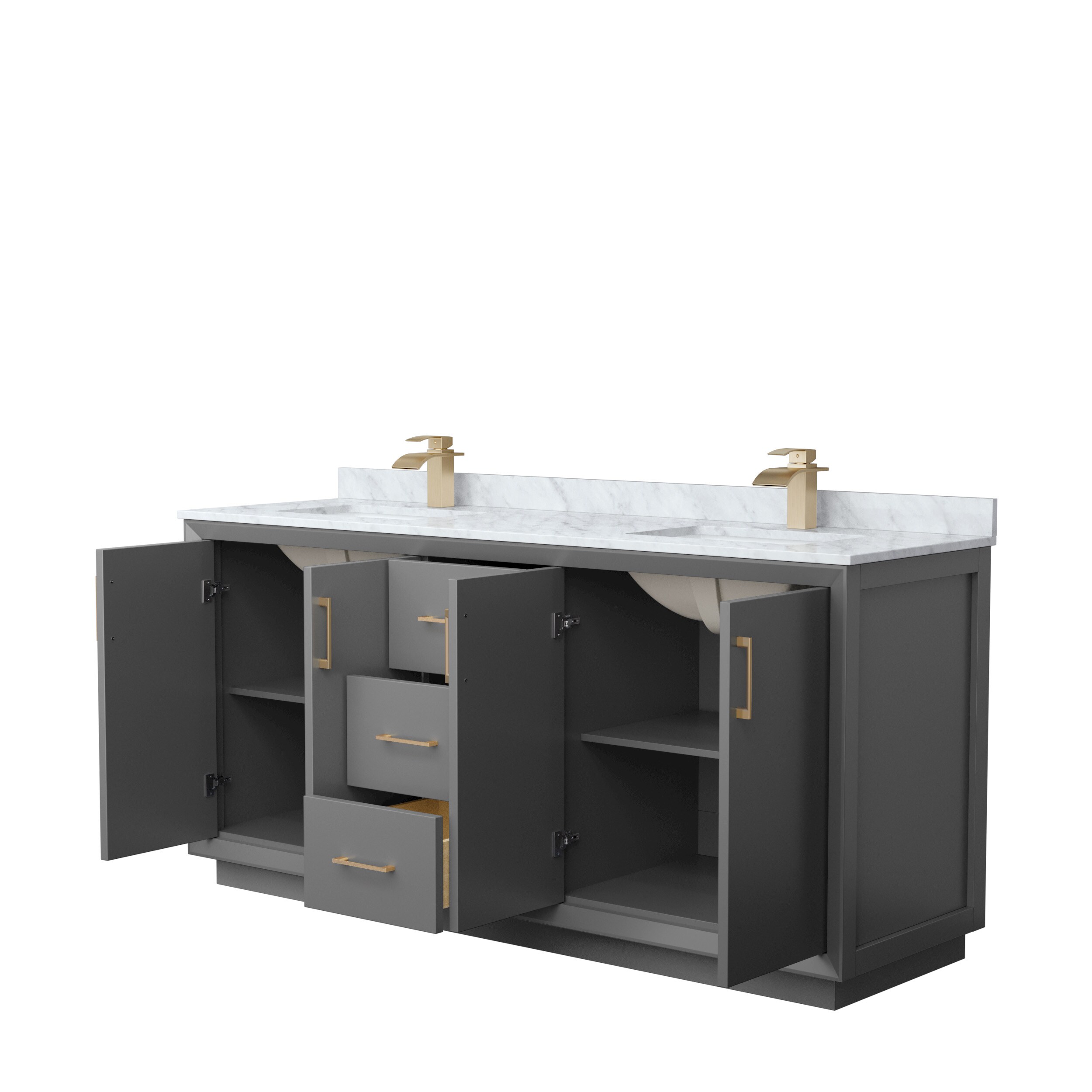 Wyndham Collection WCF414172DGZCMUNSMXX Bath-Vanity-Combo - View #2