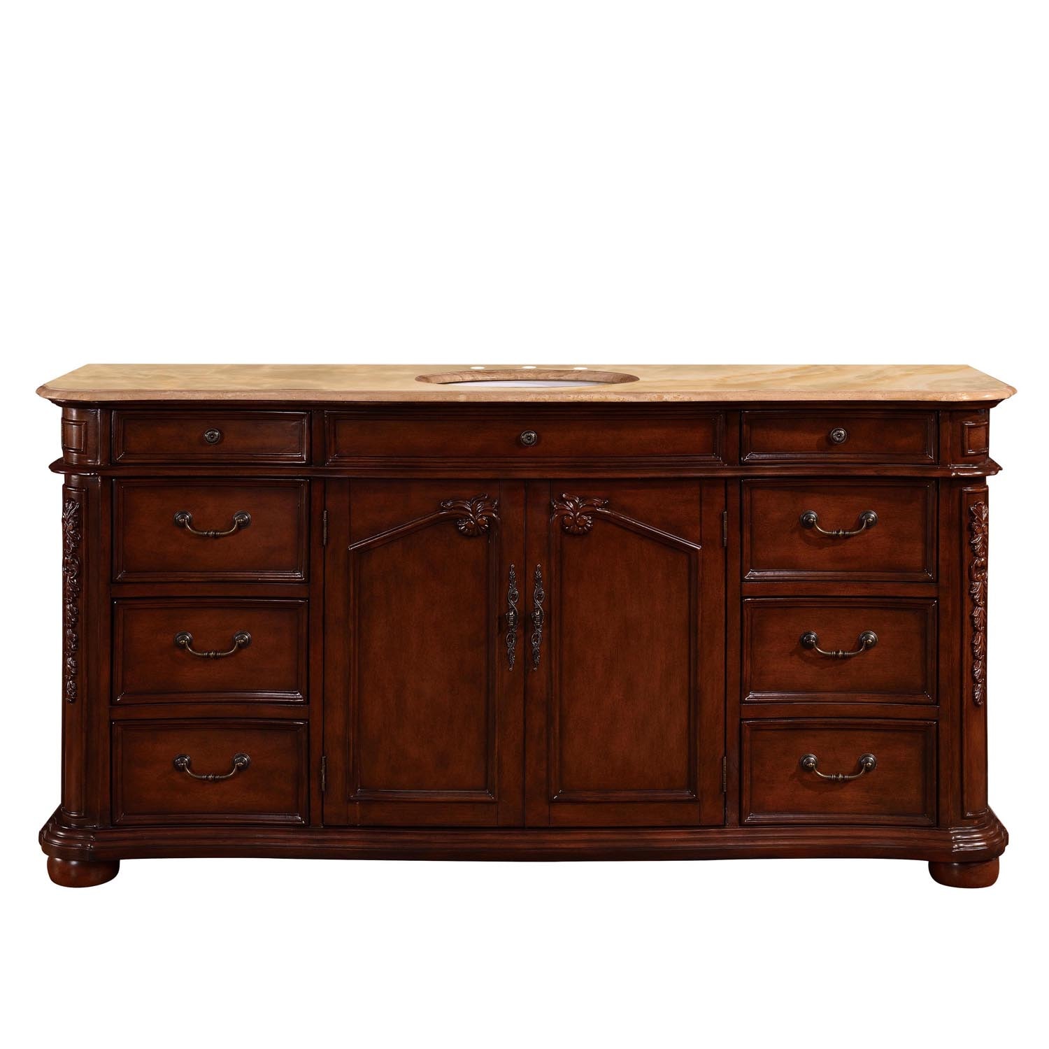 Silkroad Exclusive ZY-0247-T-UWC-72 Bath-Vanity-Combo - View #7