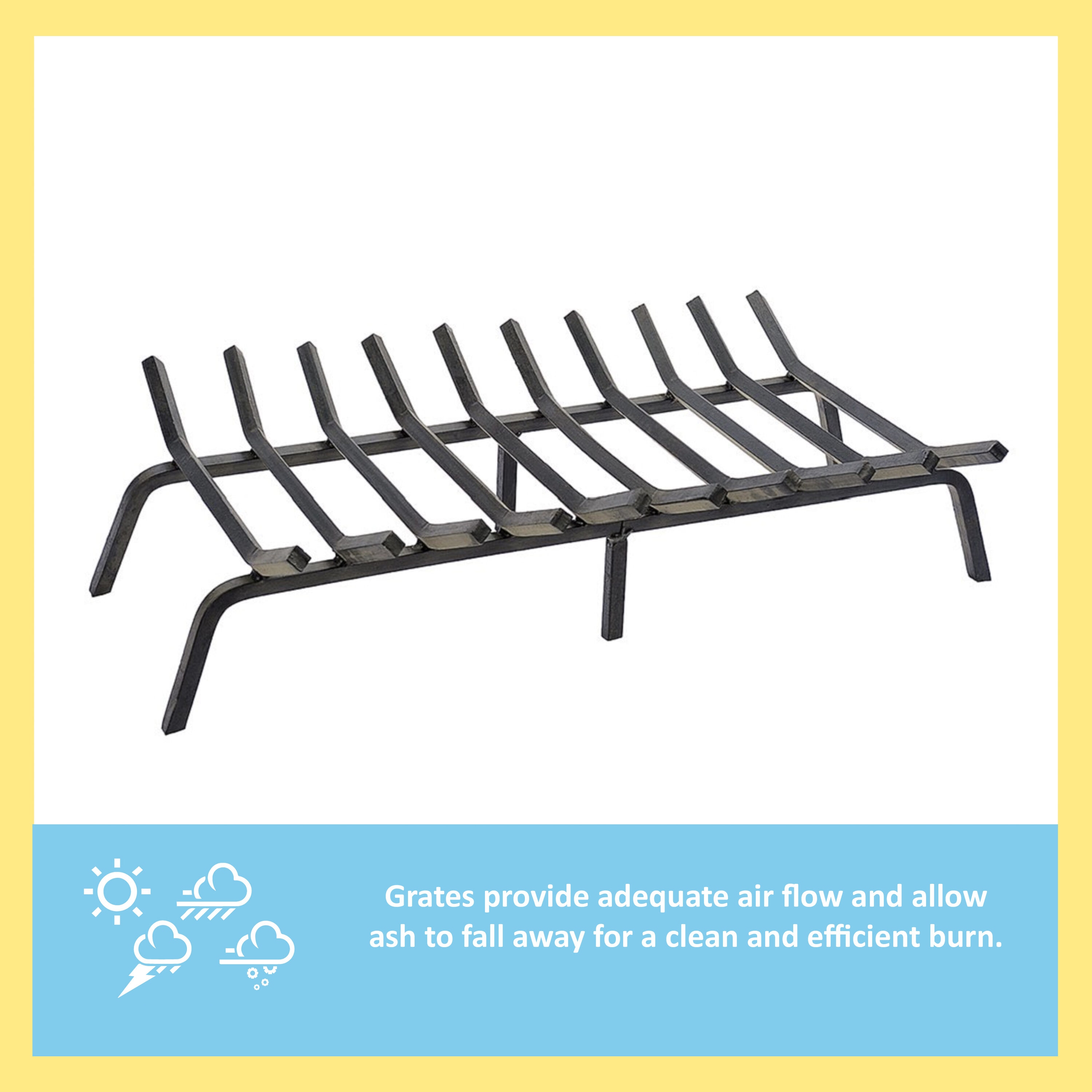 Minuteman International 3/4-in Cast Iron 35-in 10- Fireplace Grate FG6-36NTC simolary.com 15 Minuteman International 3/4-in Cast Iron 35-in 10- Fireplace Grate FG6-36NTC Simolary simolary.com 15