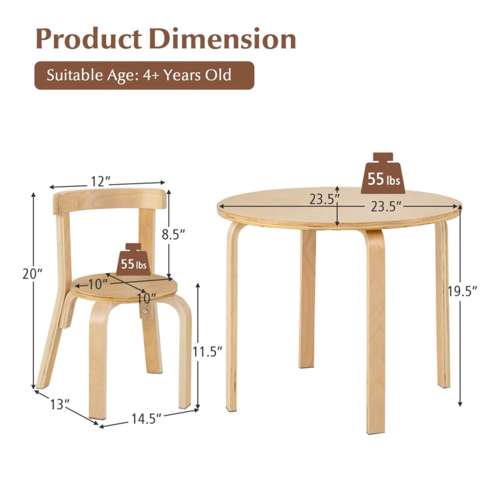SUGIFT LW102SUGHY2678 Kids-Play-Tables - View #3