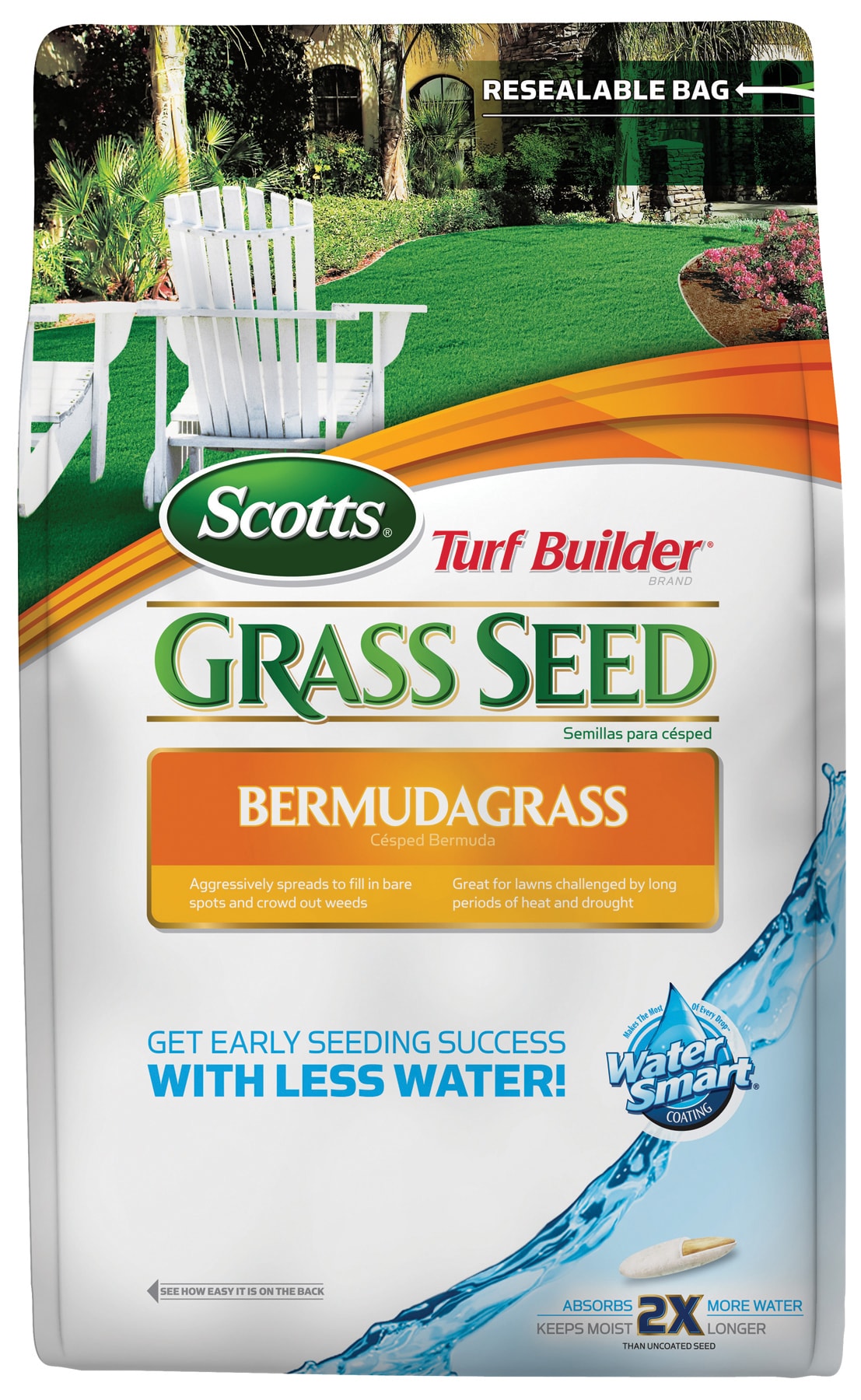 Scotts 18250 Turf Builder 1-lb Bermuda Grass Seed