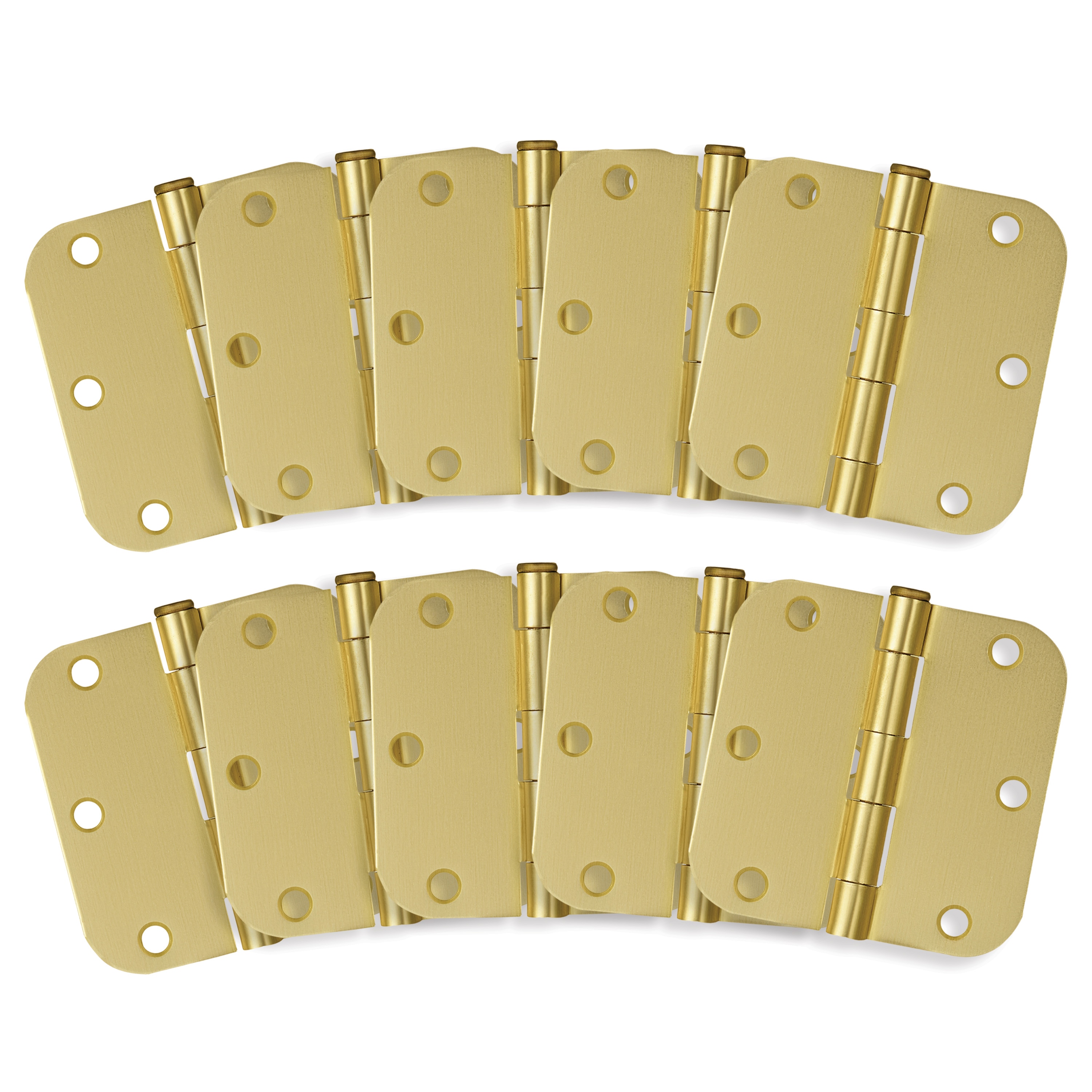 Design House 3-1/2-in H x 5/8-in Radius Butterfly Interior/Exterior Door Hinge