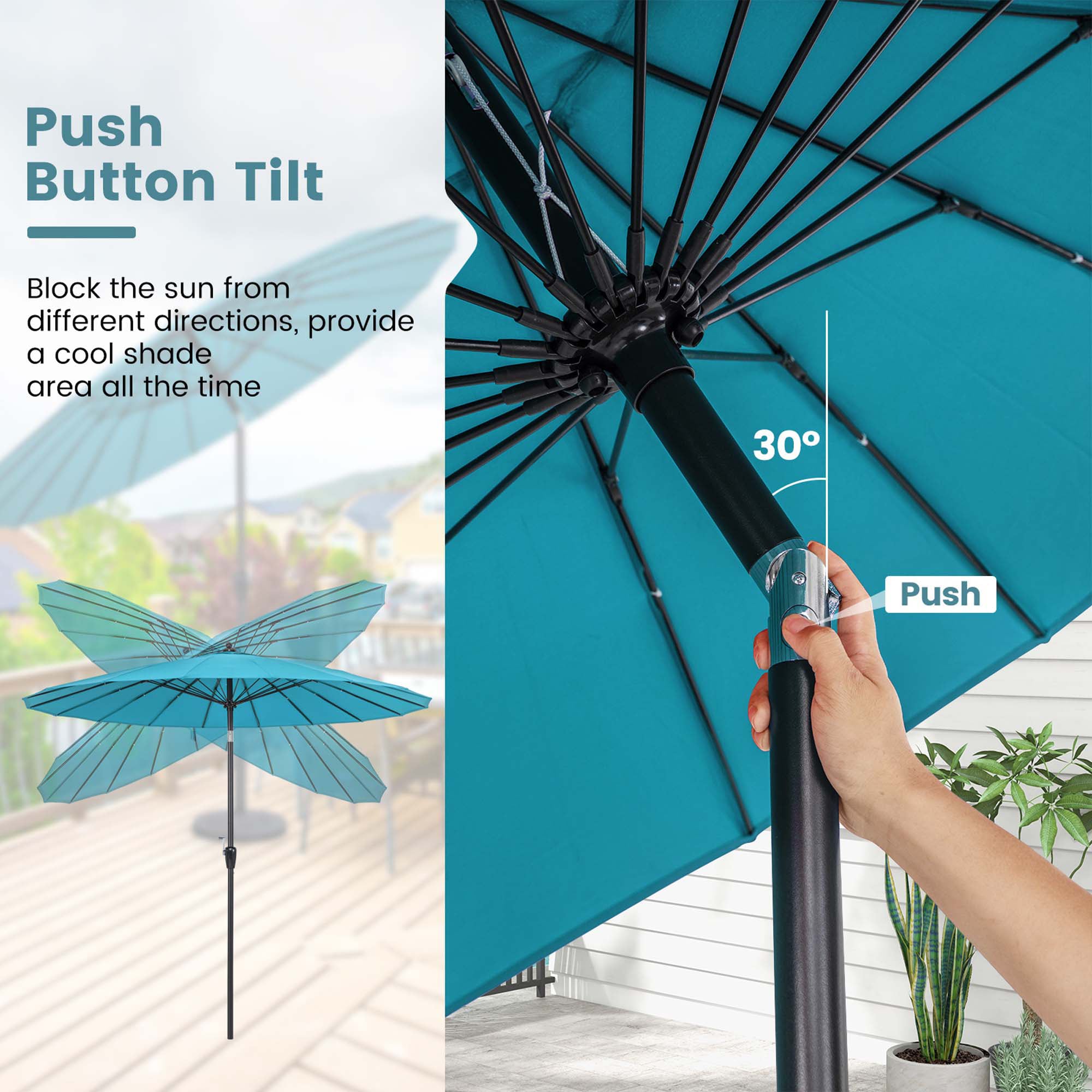 Costway HCST00614 Umbrellas-2 - View #5