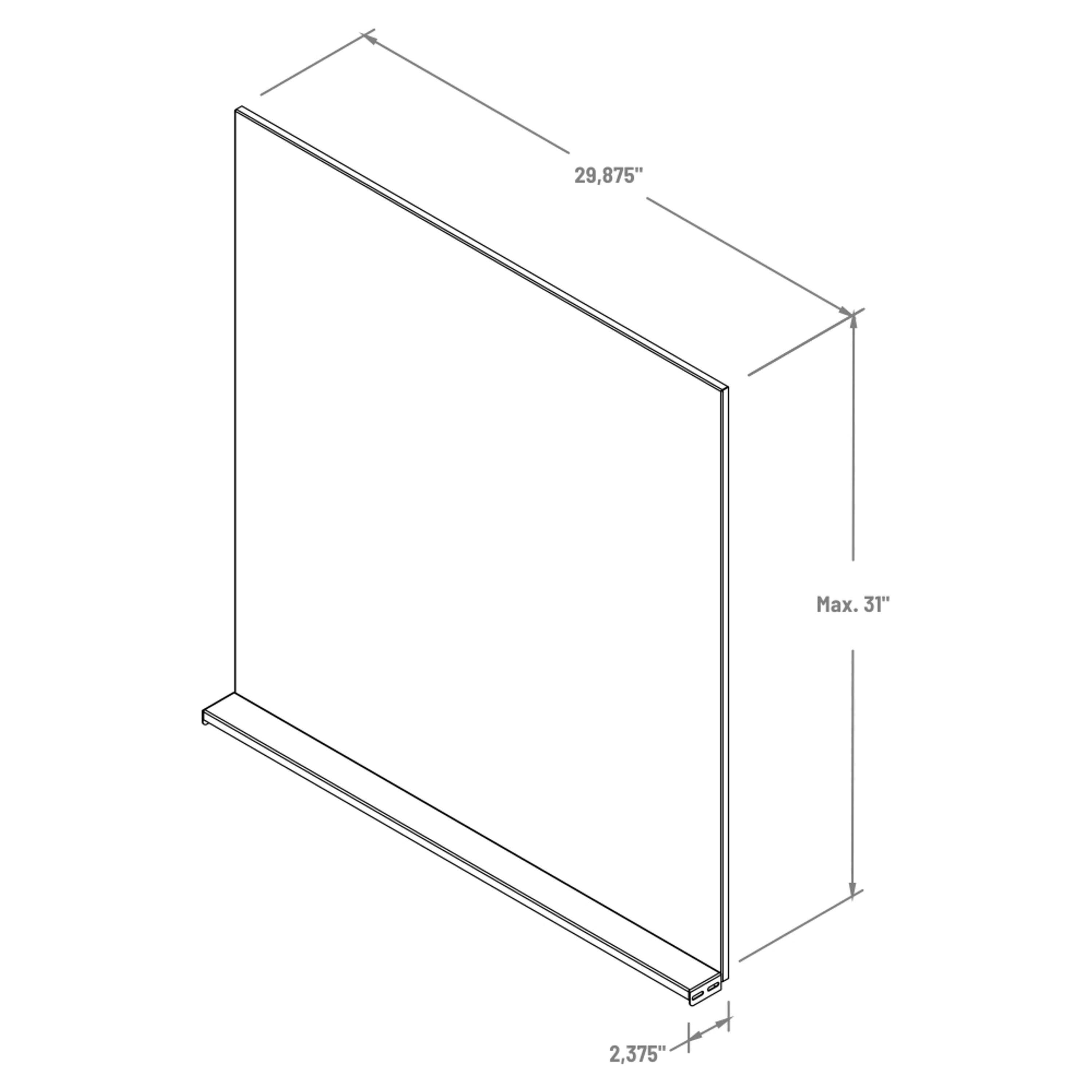 Inoxia Stainless Steel Universal Back Splash BSATC-S