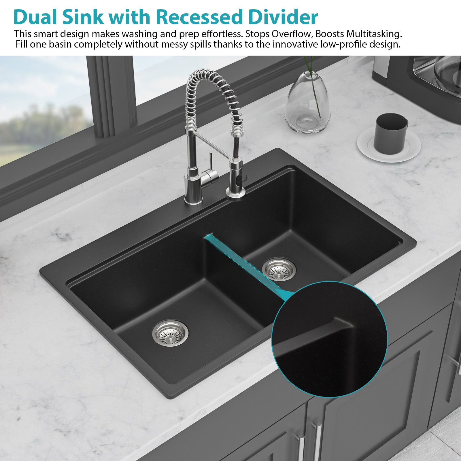 LIVIZA TLY-QZ353525 Kitchen-Sinks - View #5