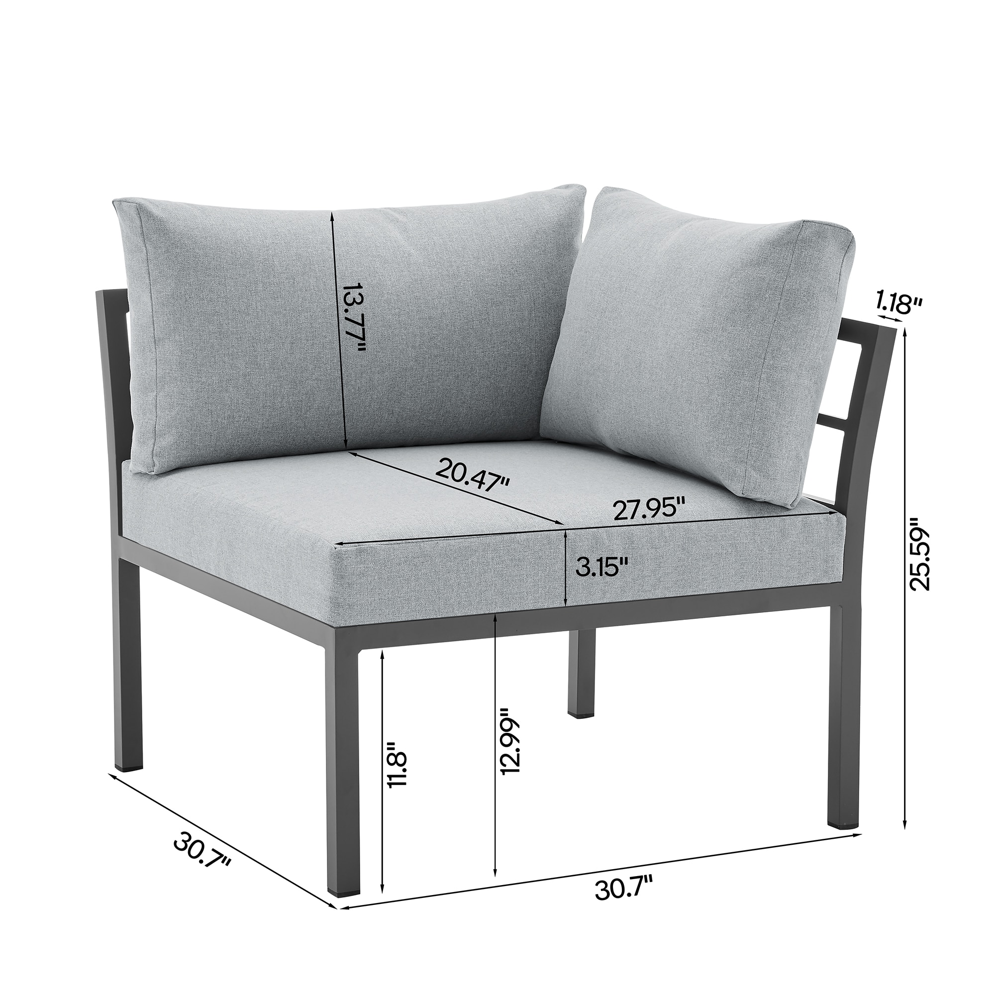 Manhattan Comfort OD-CV026-GY Patio-Conversation-Sets - View #6