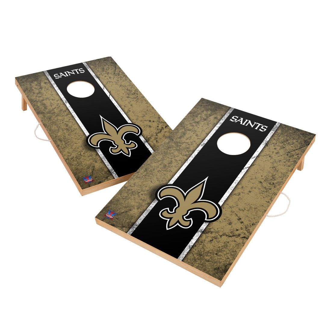 Victory Tailgate New Orleans Saints 2' x 4' Solid Wood Cornhole Boards