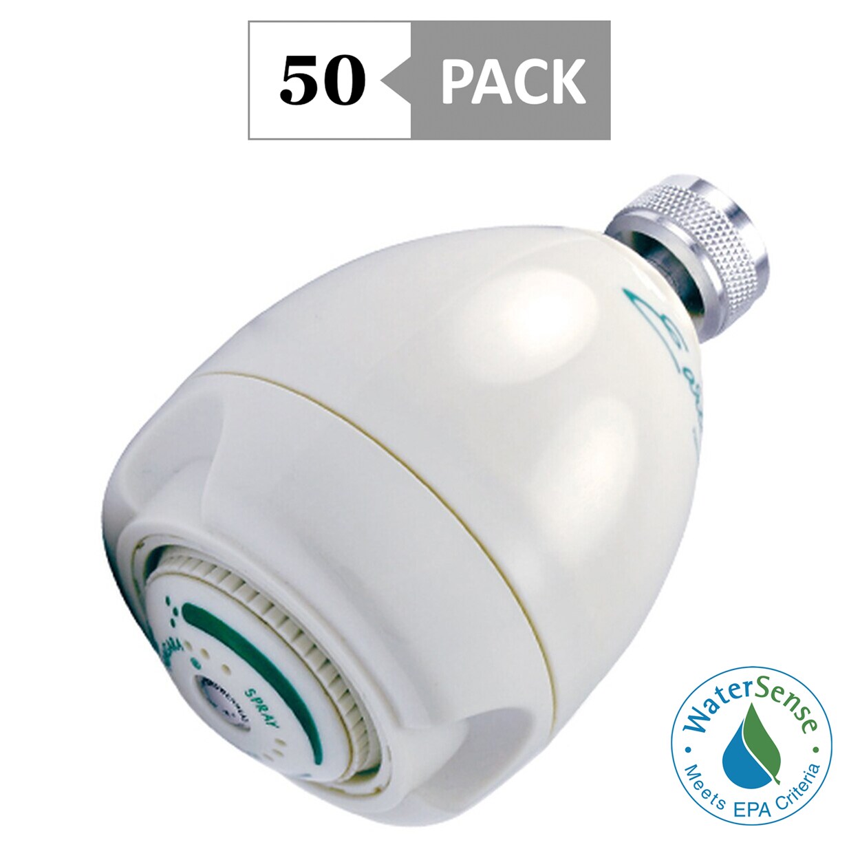 Niagara Conservation Earth 1.25-GPM White Fixed (50-Pack) 1.25-GPM 