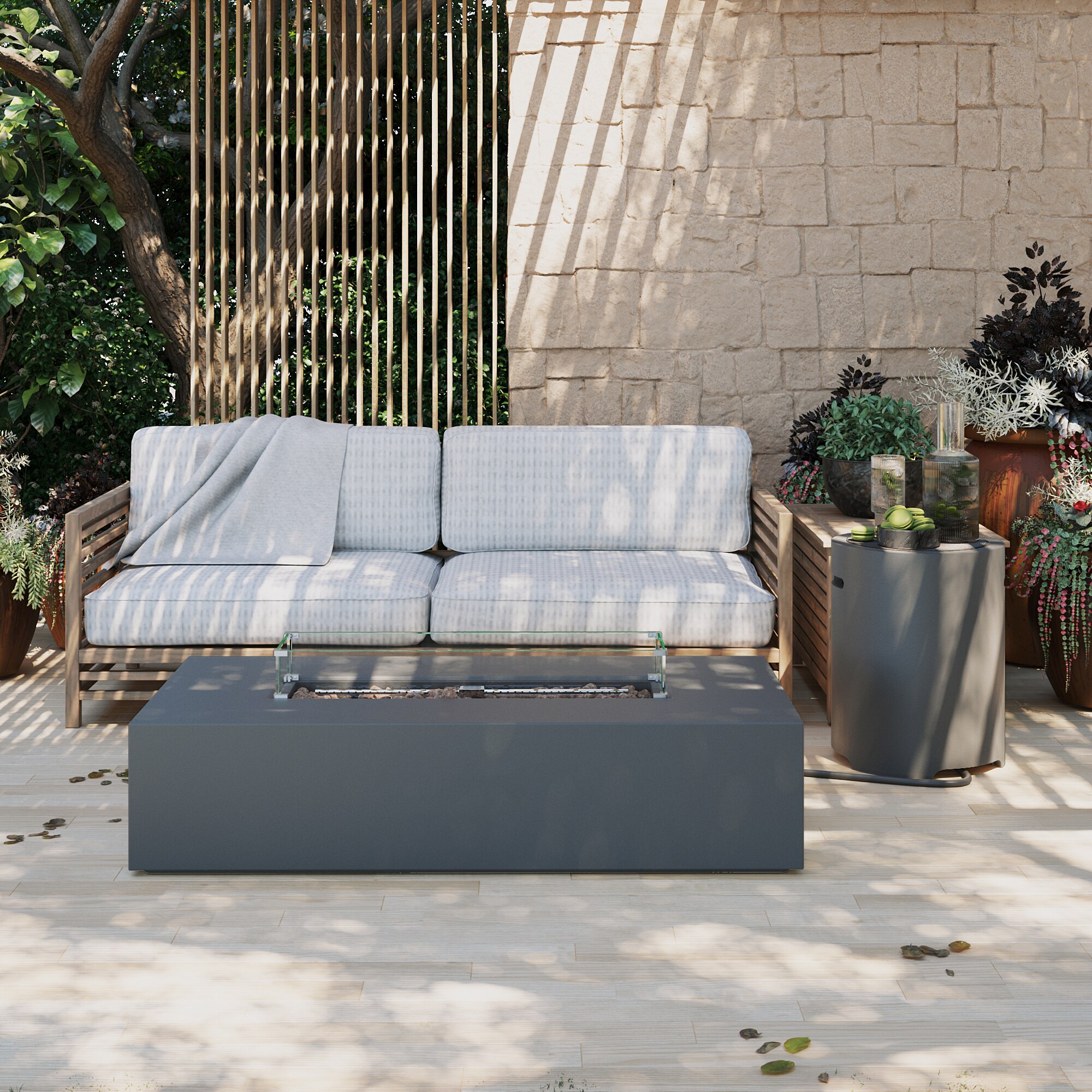 Patio Watcher 56S-CFX-BEIGE-GST Outdoor-Gas-Firepits - View #4