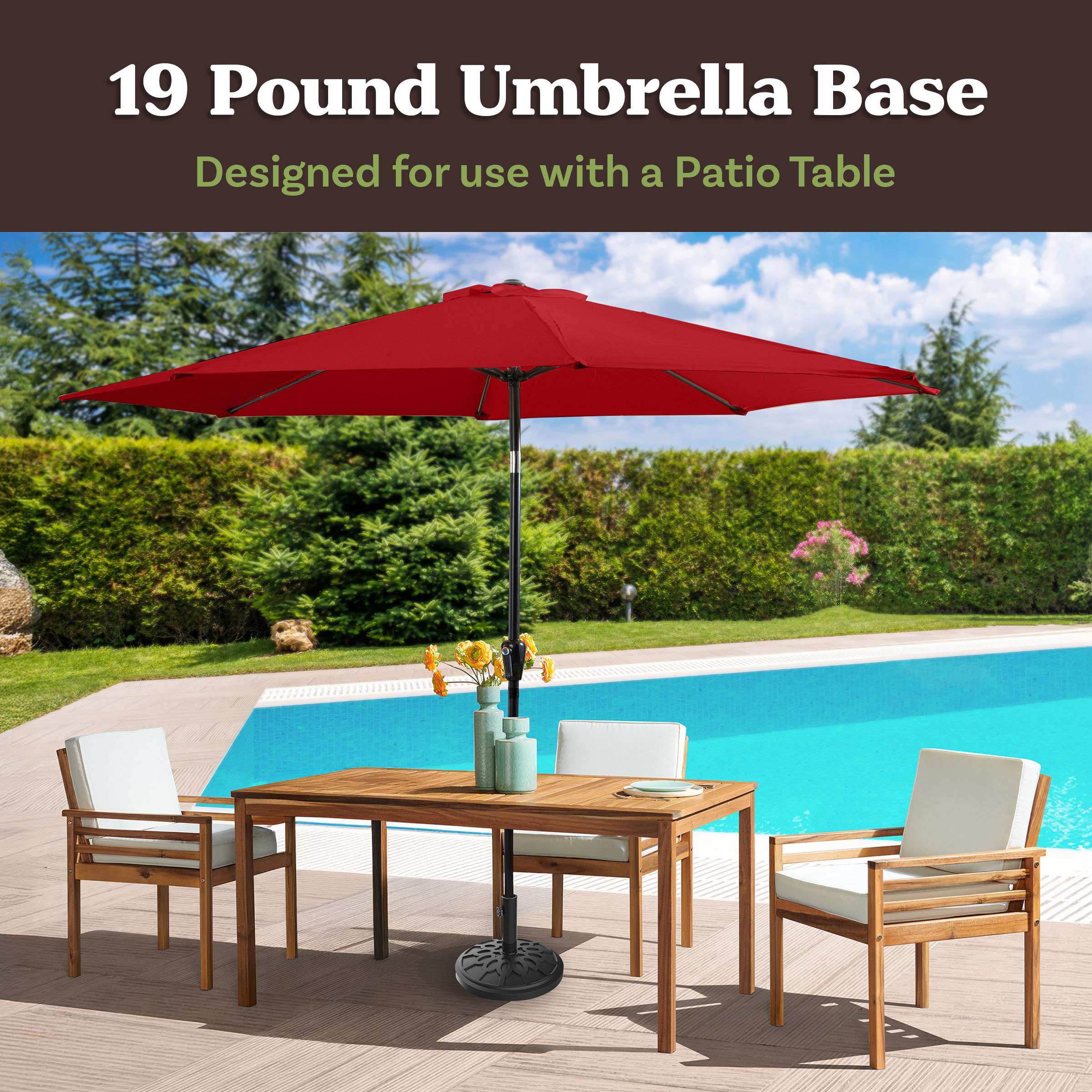 Nature Spring 212944JMG Umbrella-Bases - View #2